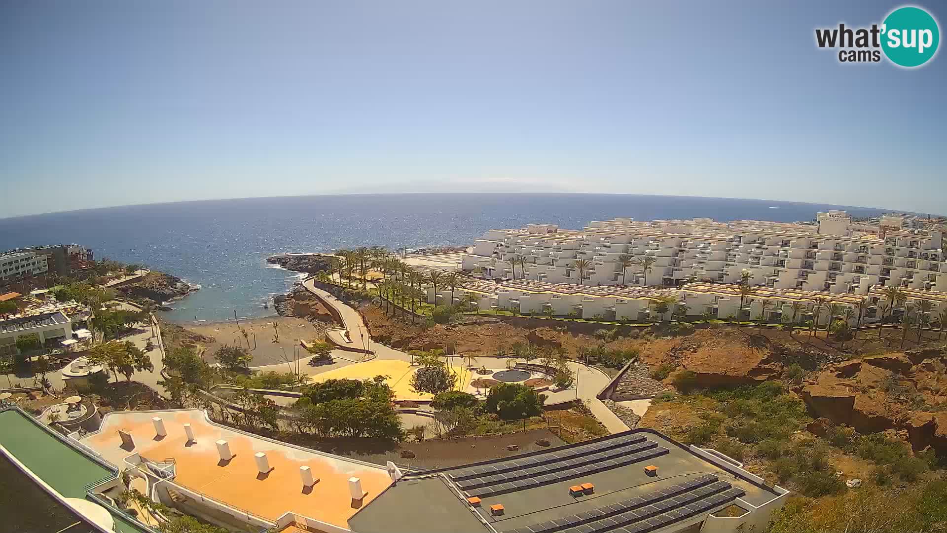 Live-Webcam Las Galgas Strand – Playa Paraiso – Insel La Gomera – Costa Adeje – Teneriffa
