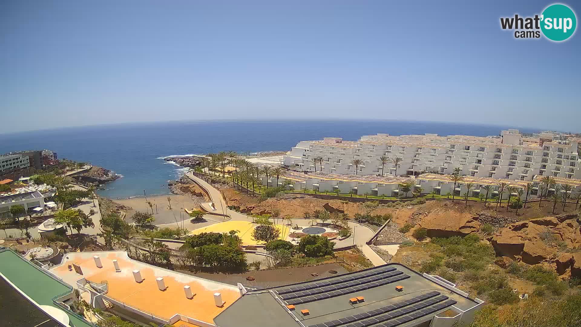 Web kamera uživo Playa de Las Galgas – Playa Paraiso – otok La Gomera – Costa Adeje – Tenerife