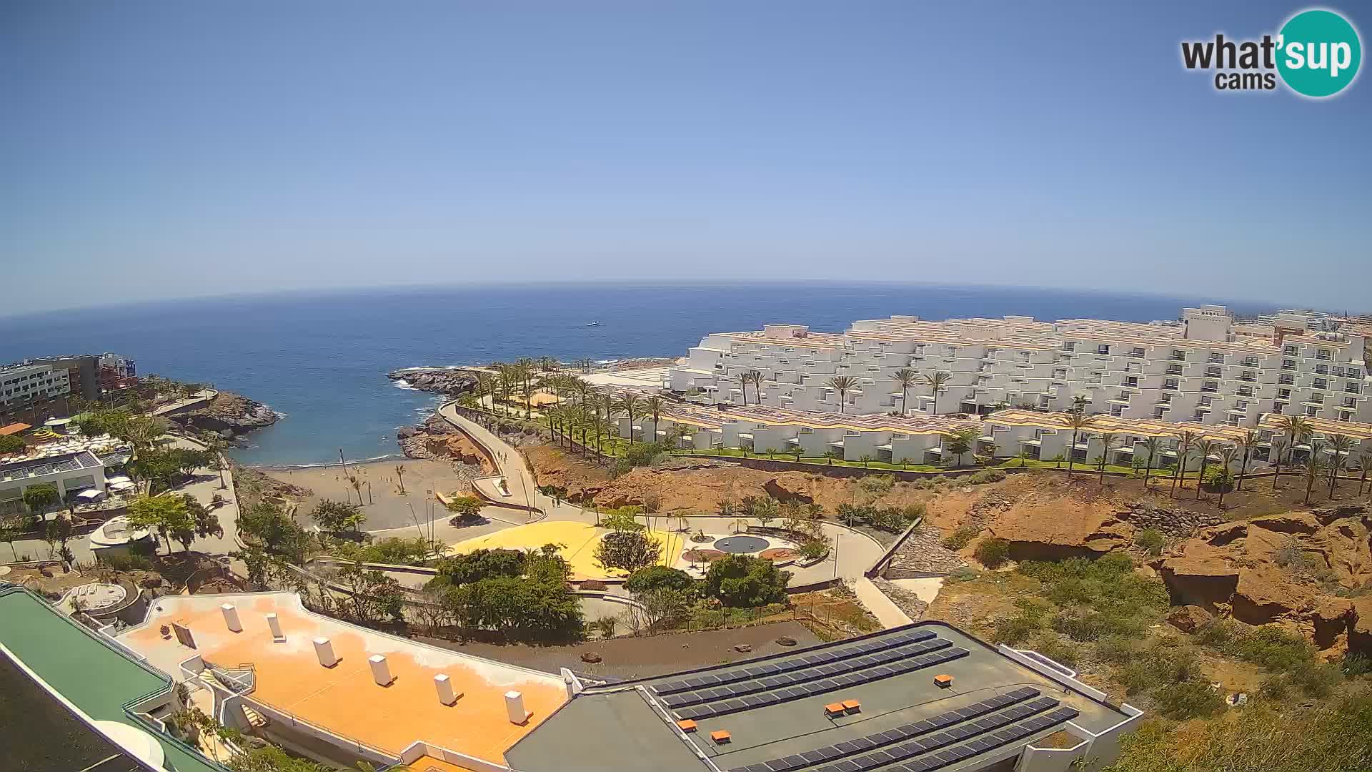 Web kamera uživo Playa de Las Galgas – Playa Paraiso – otok La Gomera – Costa Adeje – Tenerife