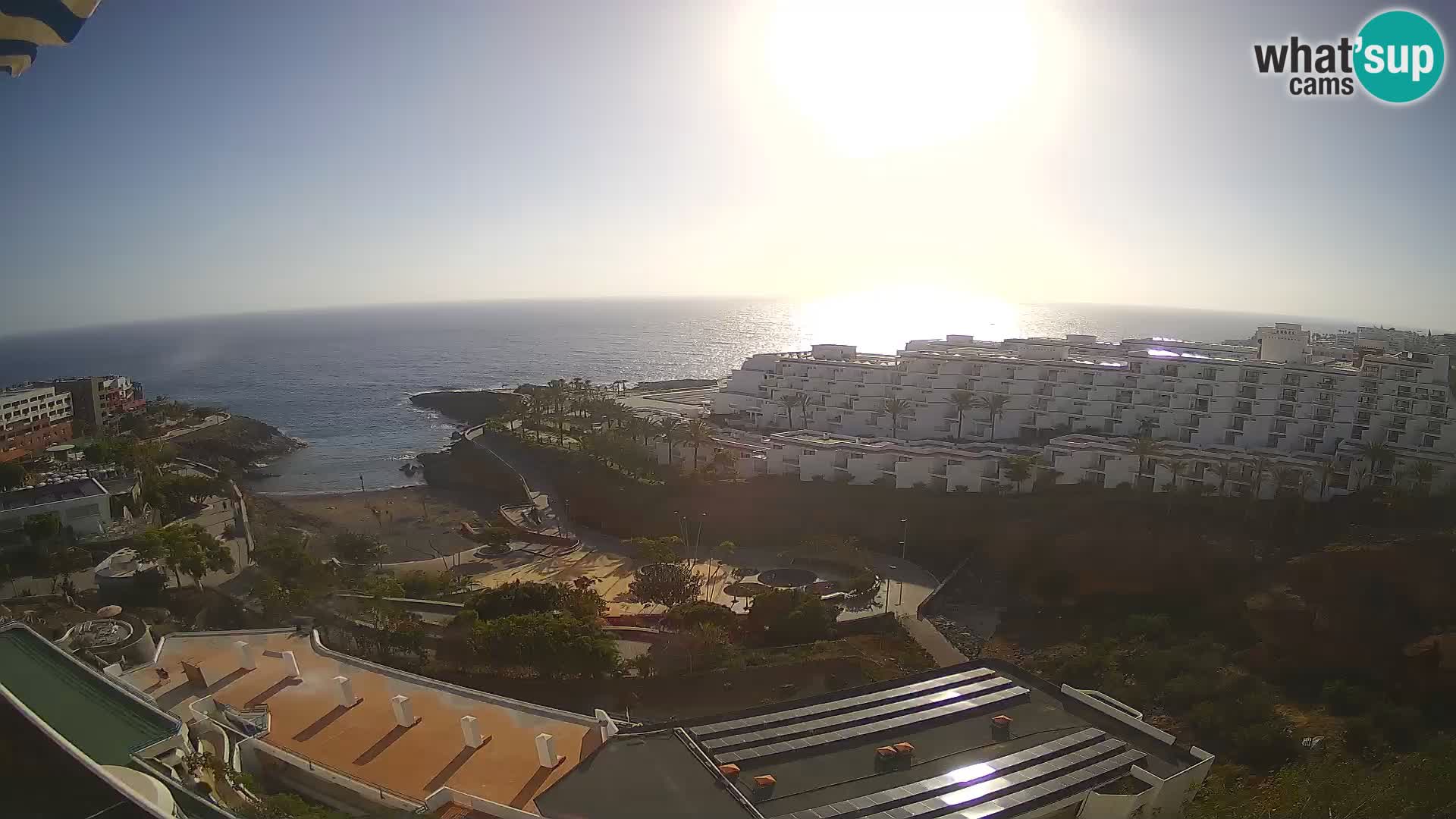 Live webcam Playa de Las Galgas – Playa Paraiso – La Gomera island – Adeje – Tenerife