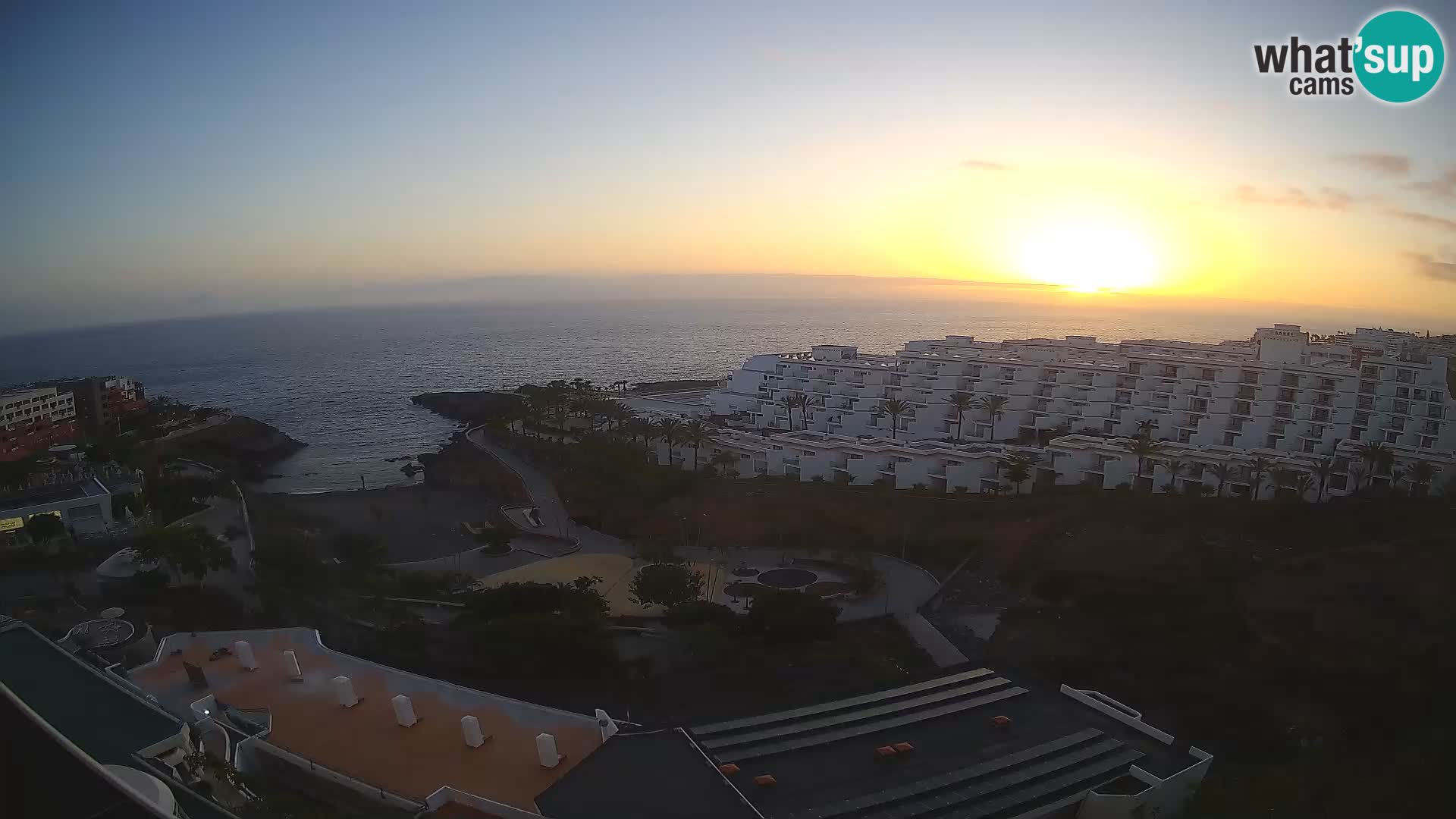 Live webcam Playa de Las Galgas – Playa Paraiso – La Gomera island – Adeje – Tenerife