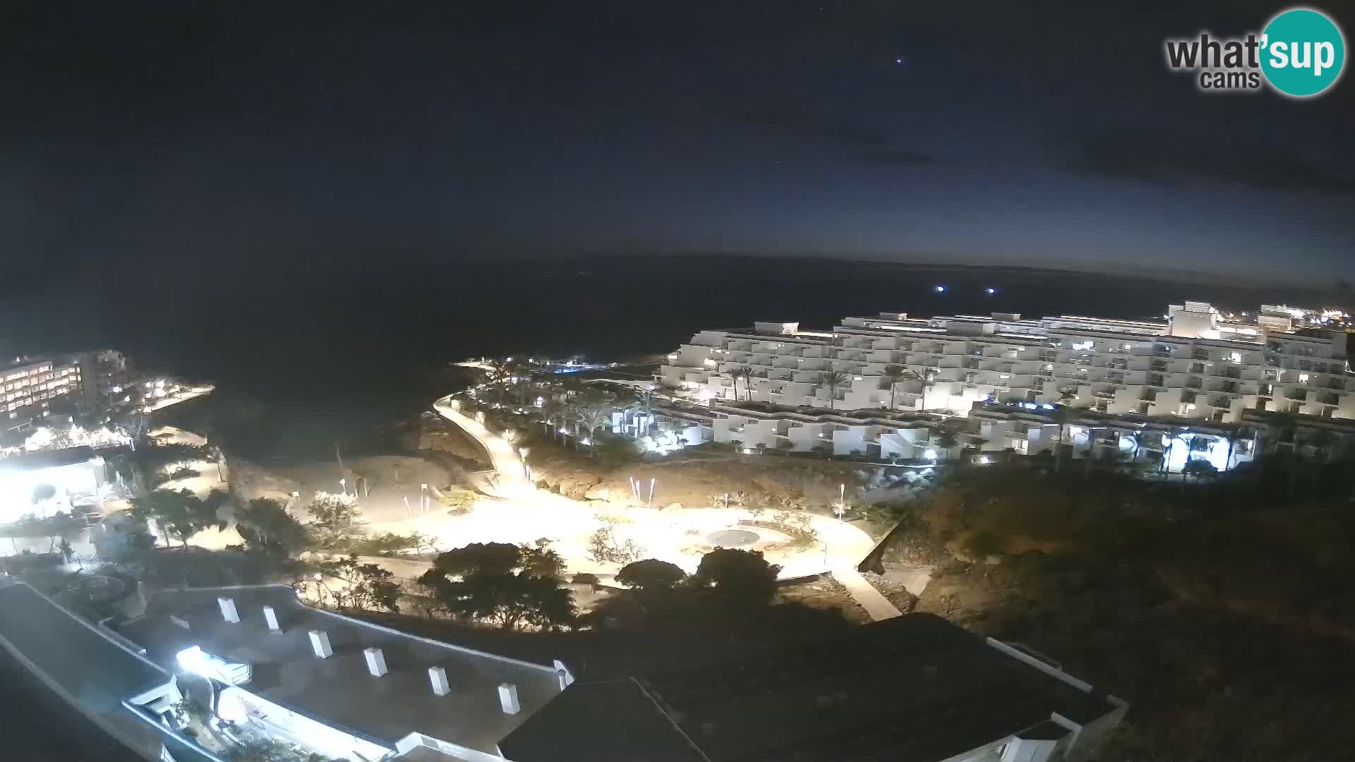 Live webcam Playa de Las Galgas – Playa Paraiso – La Gomera island – Adeje – Tenerife