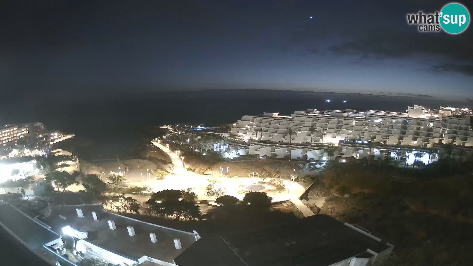 Live webcam Playa de Las Galgas – Playa Paraiso – La Gomera island – Adeje – Tenerife