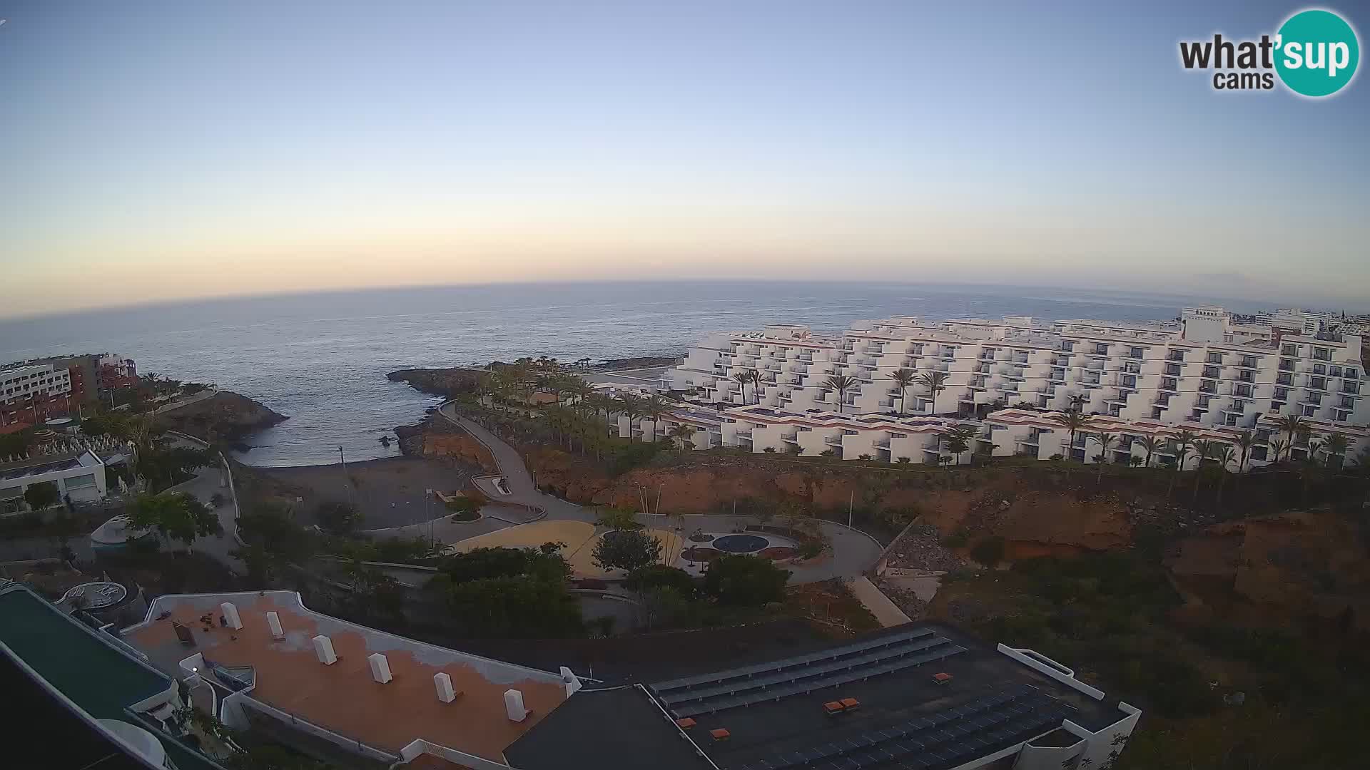 Live webcam Playa de Las Galgas – Playa Paraiso – La Gomera island – Adeje – Tenerife