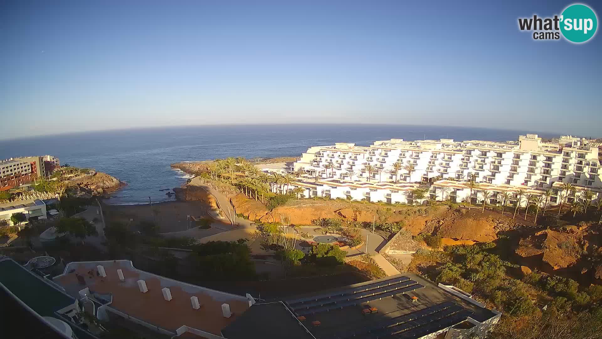 Spletna kamera v živo Las Galgas plaža – Playa Paraiso – otok La Gomera – Costa Adeje – Tenerife