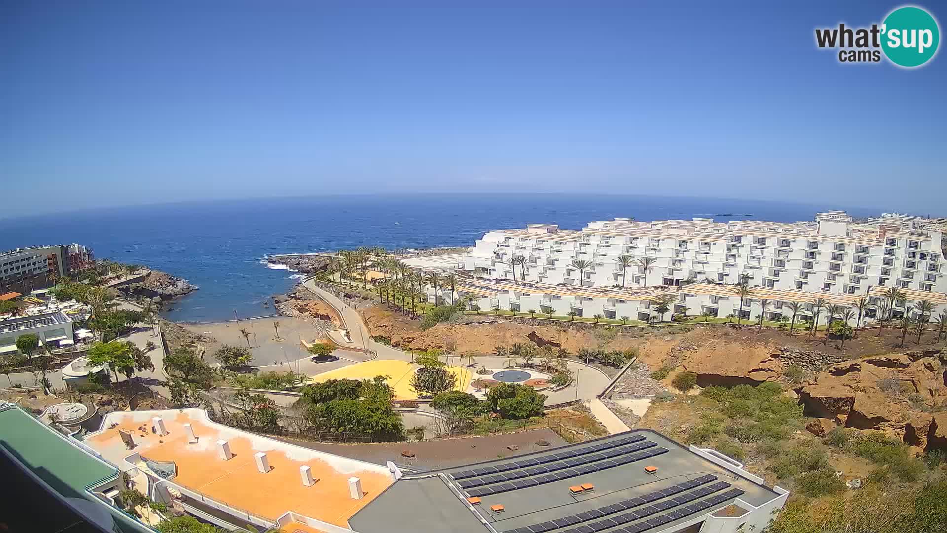 Live-Webcam Las Galgas Strand – Playa Paraiso – Insel La Gomera – Costa Adeje – Teneriffa