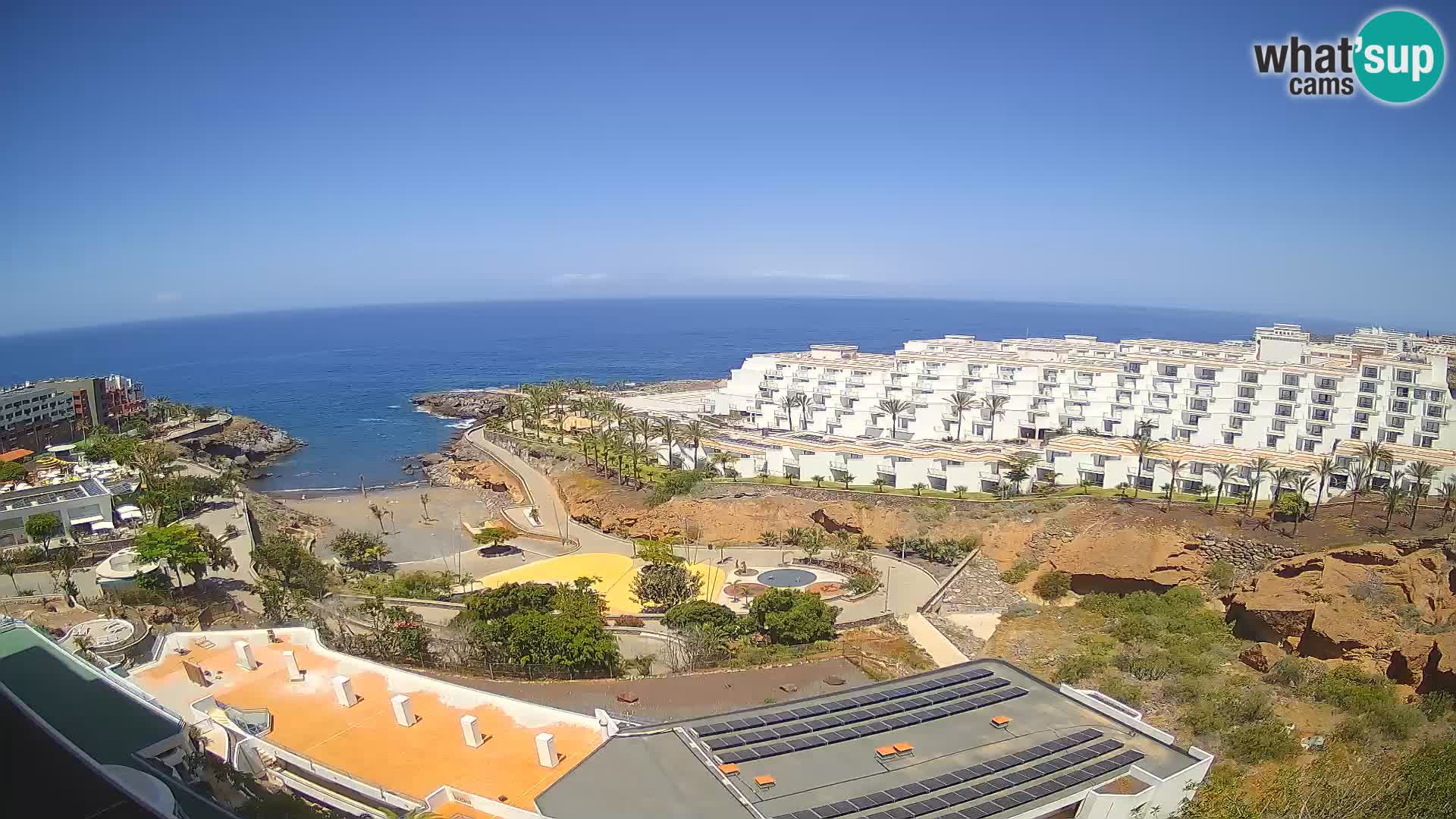 Live-Webcam Las Galgas Strand – Playa Paraiso – Insel La Gomera – Costa Adeje – Teneriffa
