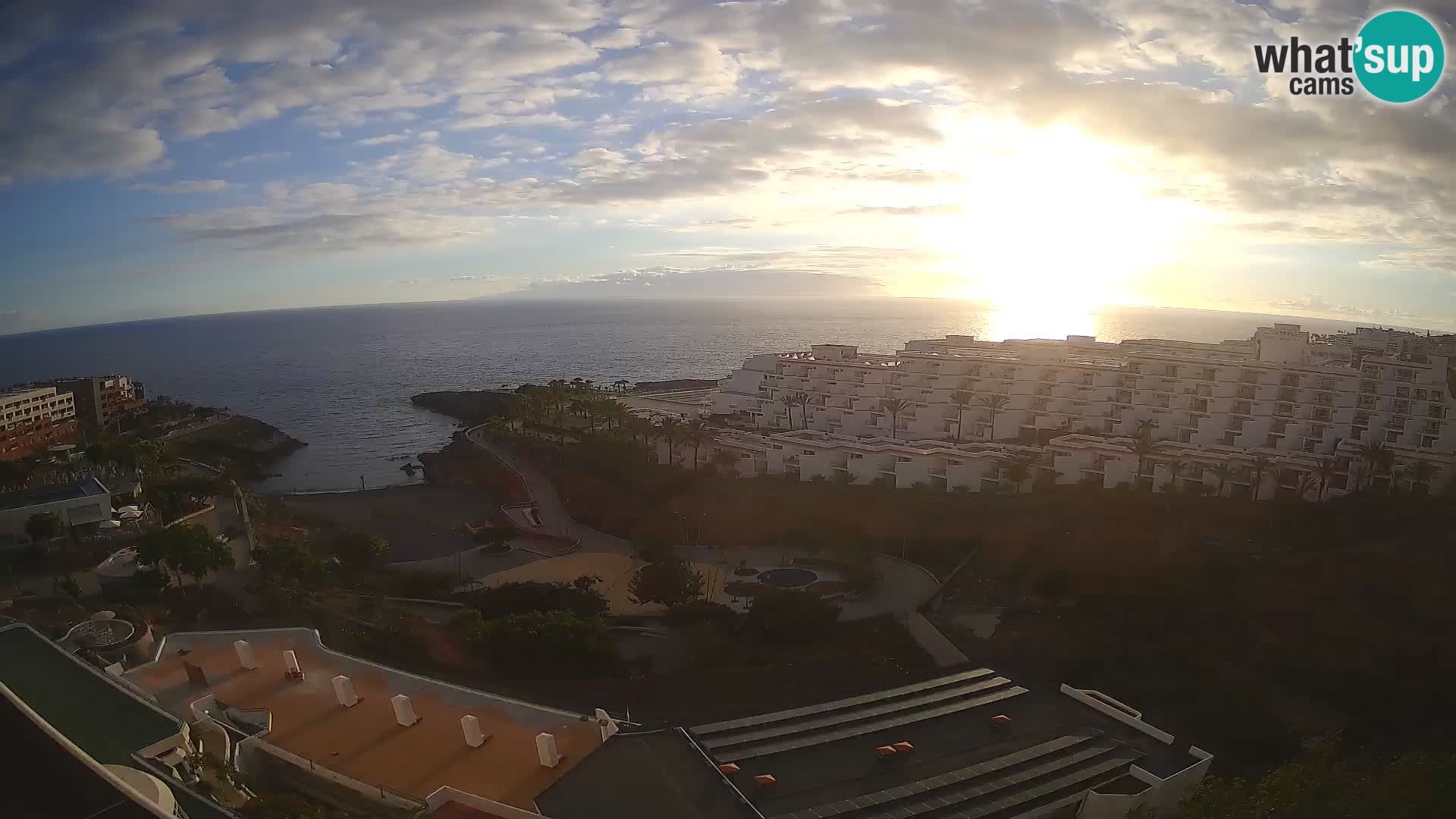 Webcam en vivo Playa de Las Galgas – Playa Paraíso – Isla de La Gomera – Costa Adeje – Tenerife