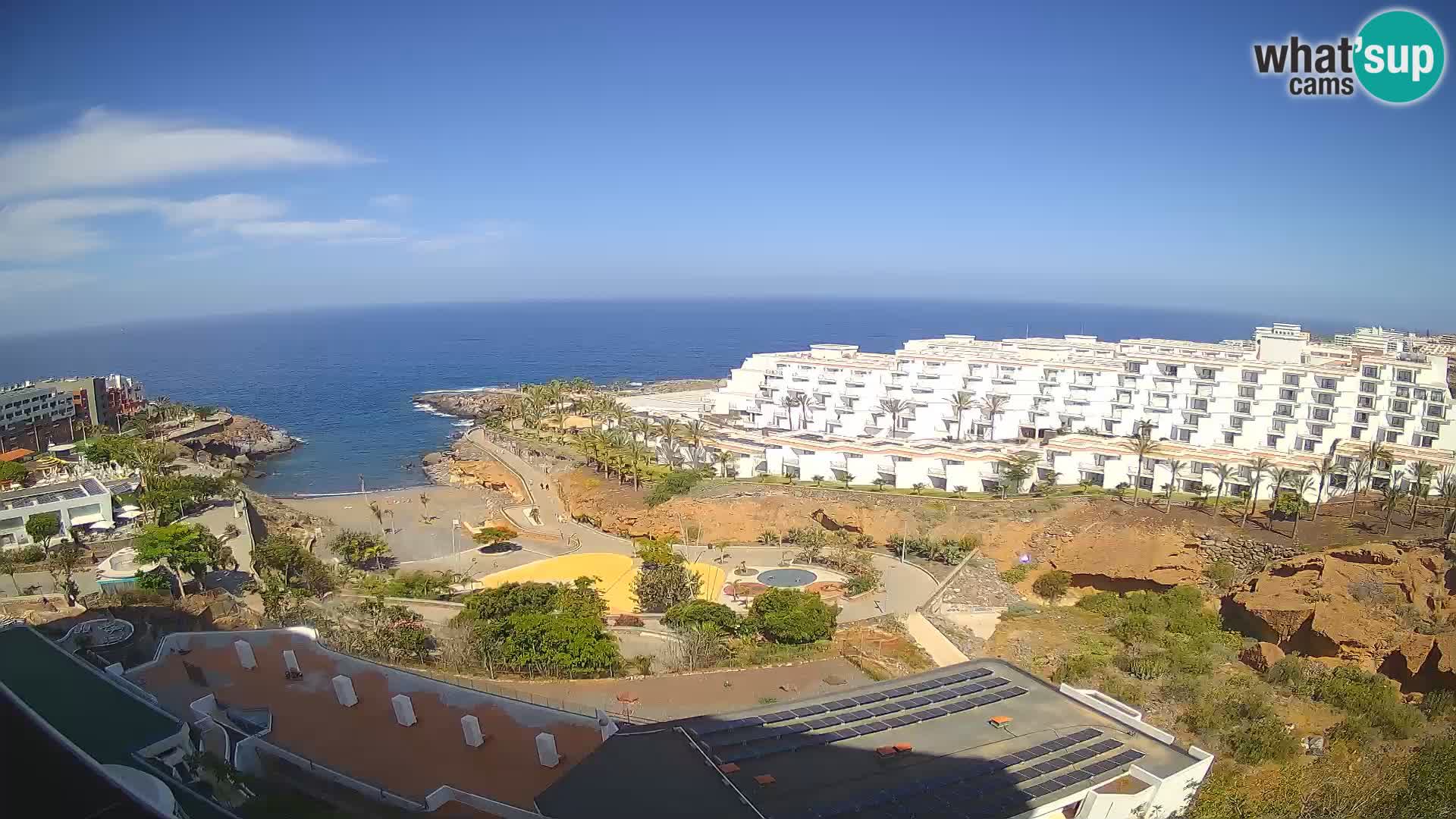 Web kamera uživo Playa de Las Galgas – Playa Paraiso – otok La Gomera – Costa Adeje – Tenerife