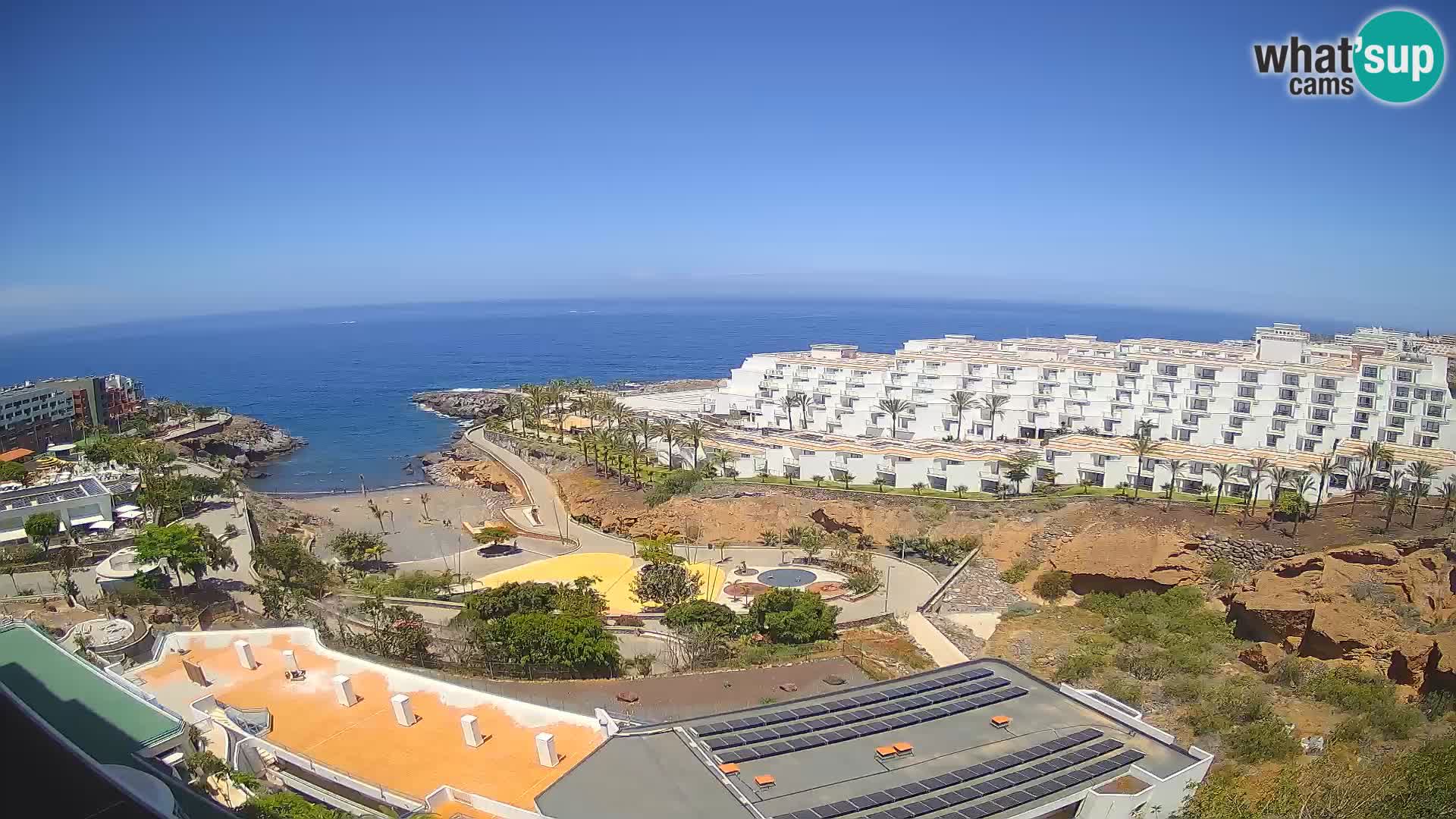 Web kamera uživo Playa de Las Galgas – Playa Paraiso – otok La Gomera – Costa Adeje – Tenerife