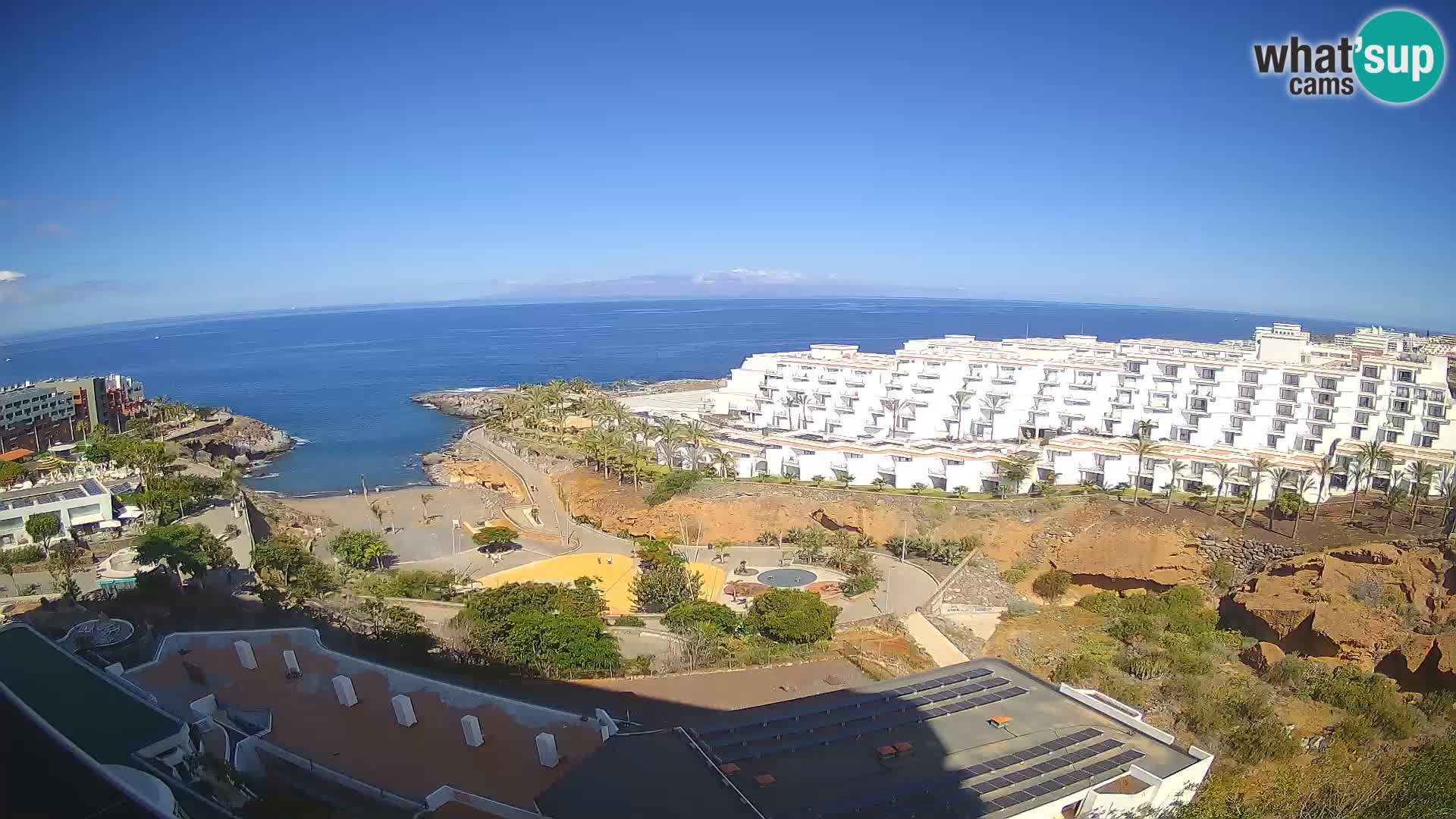Webcam live spiaggia Las Galgas – Playa Paraiso – Isola La Gomera – Costa Adeje – Tenerife