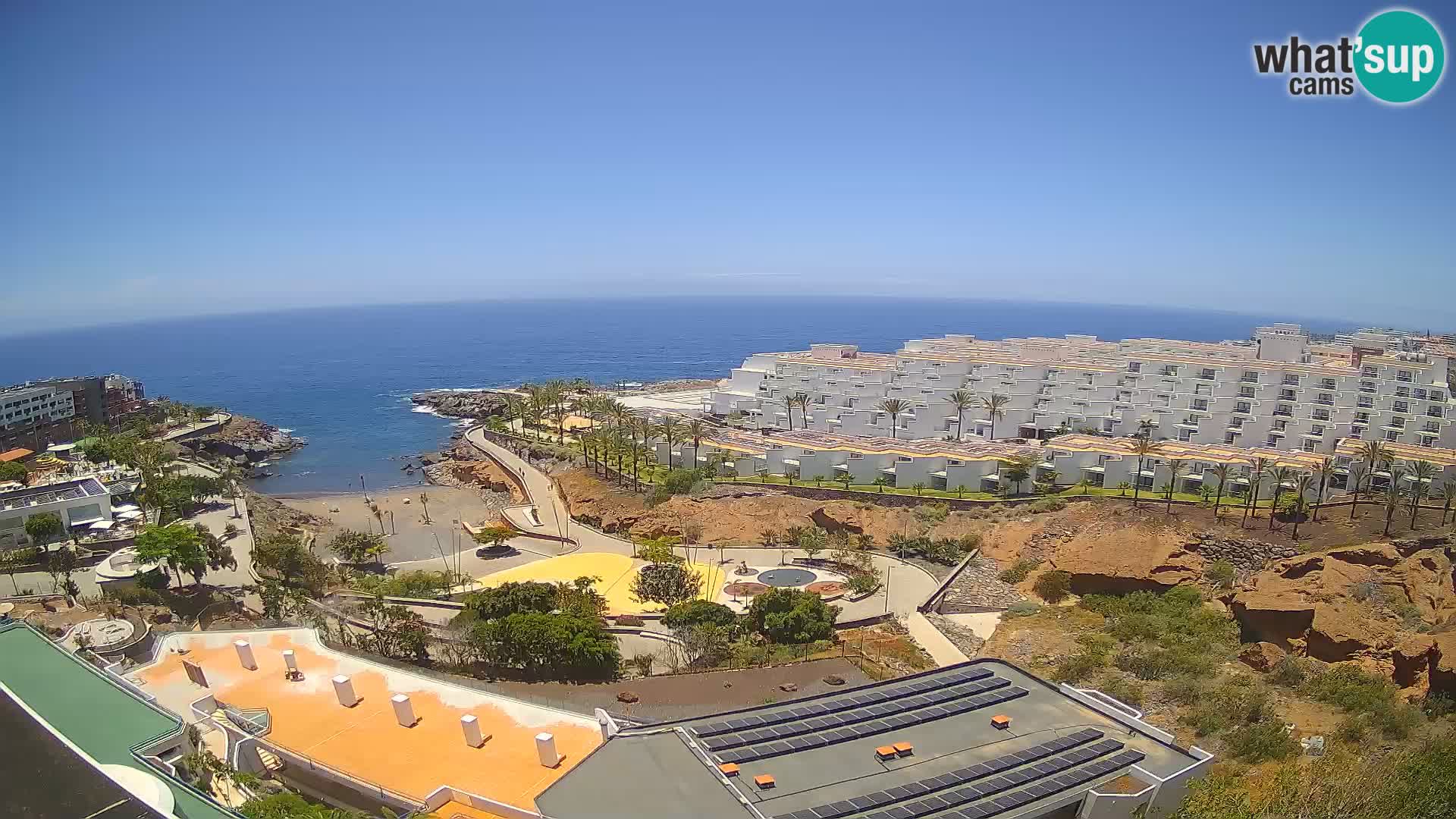 Webcam en vivo Playa de Las Galgas – Playa Paraíso – Isla de La Gomera – Costa Adeje – Tenerife