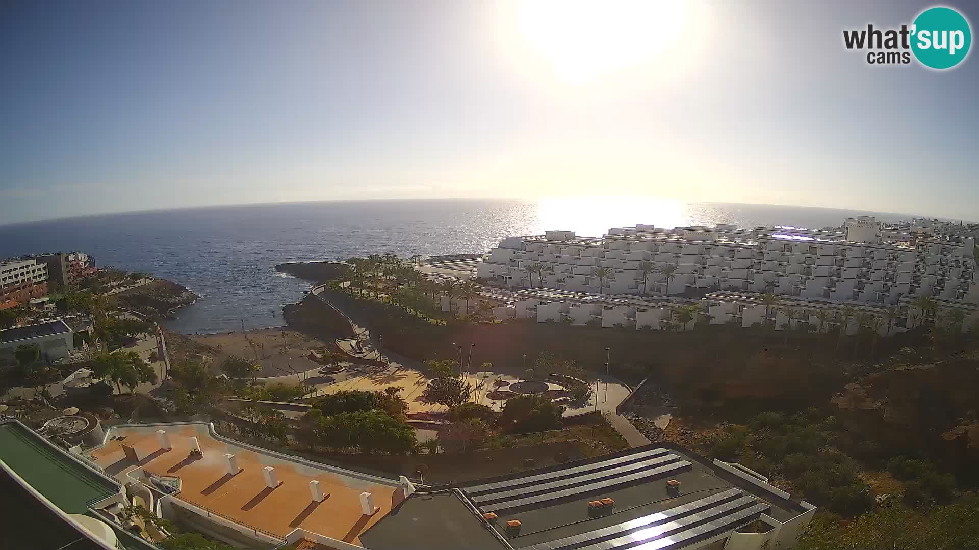 Live webcam Playa de Las Galgas – Playa Paraiso – La Gomera island – Adeje – Tenerife