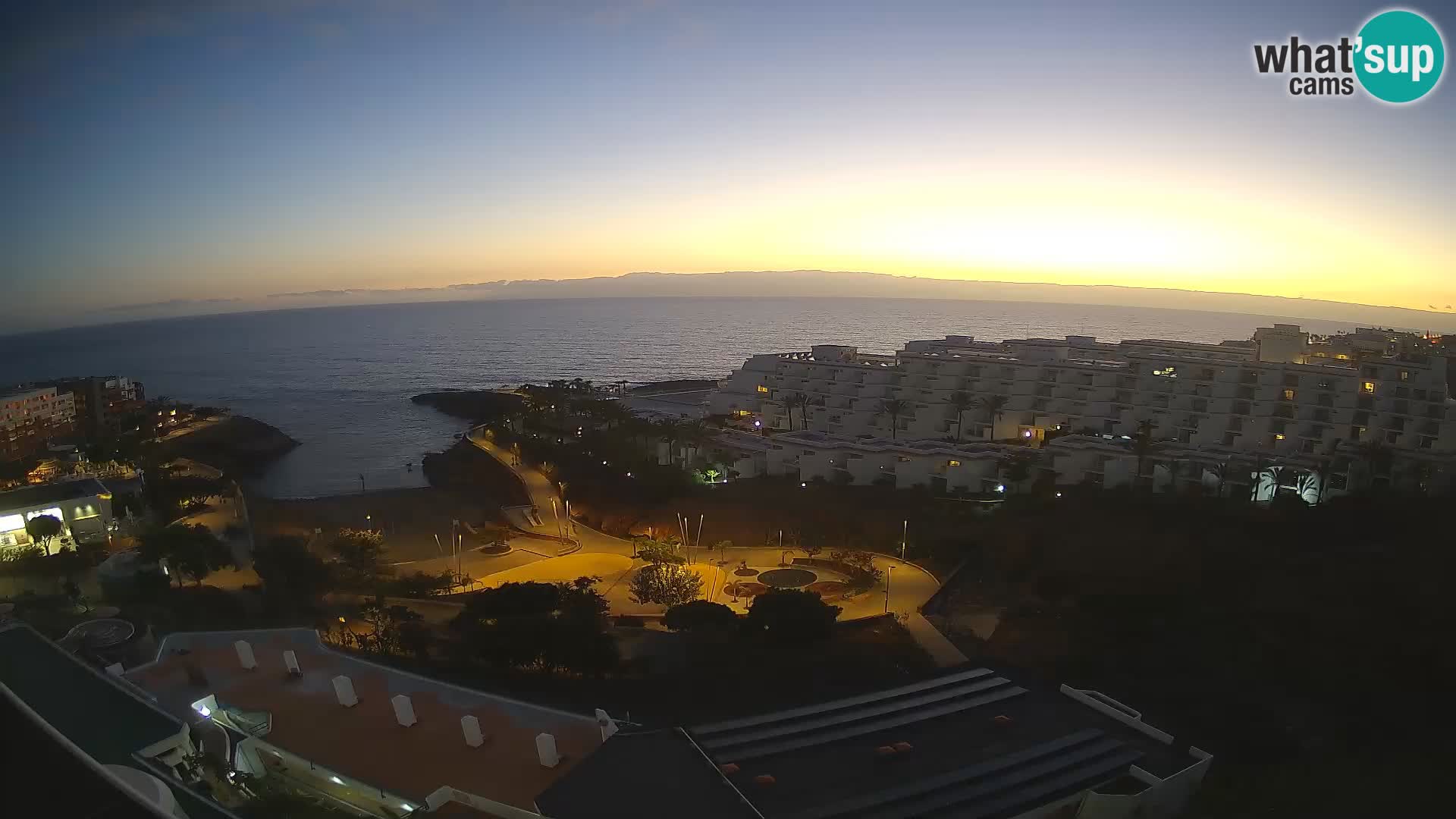 Webcam live spiaggia Las Galgas – Playa Paraiso – Isola La Gomera – Costa Adeje – Tenerife