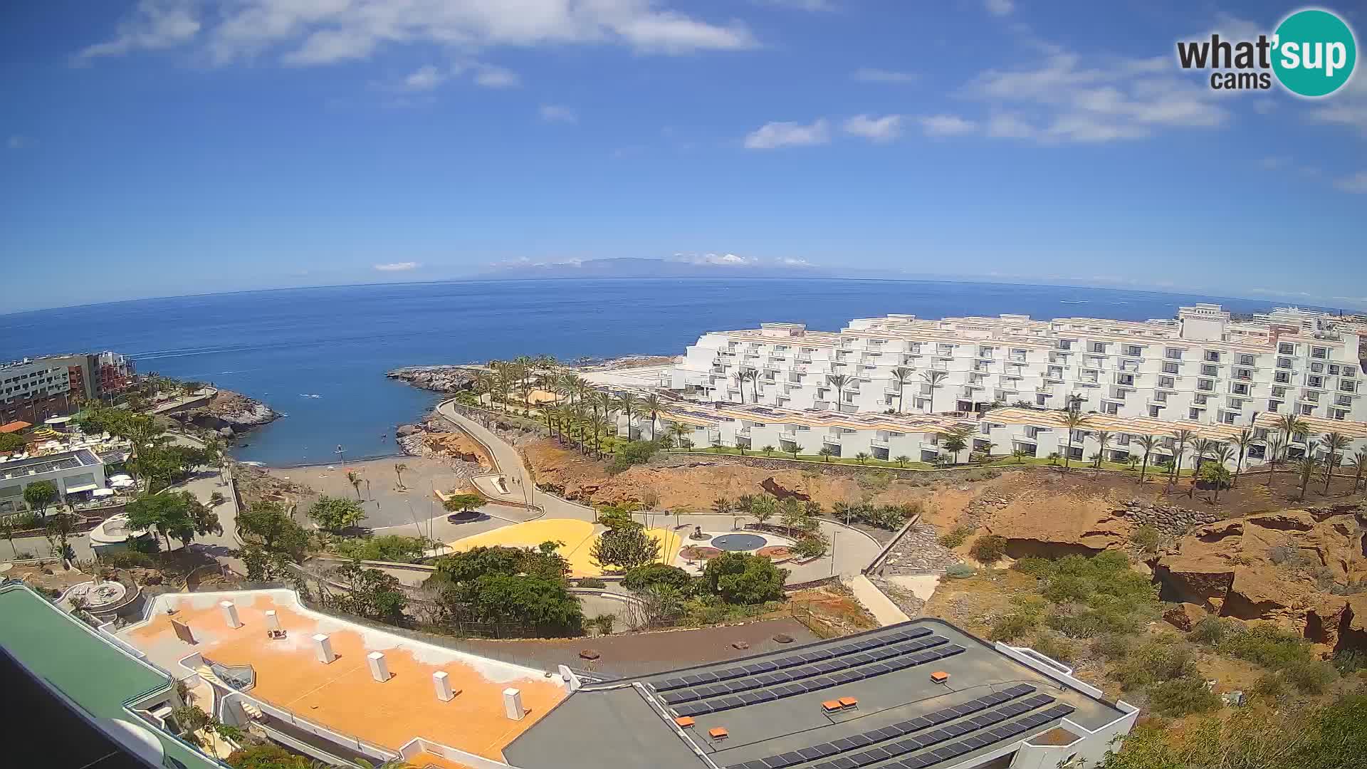 Webcam en direct Playa de Las Galgas – Playa Paraiso – île de La Gomera – Costa Adeje – Tenerife