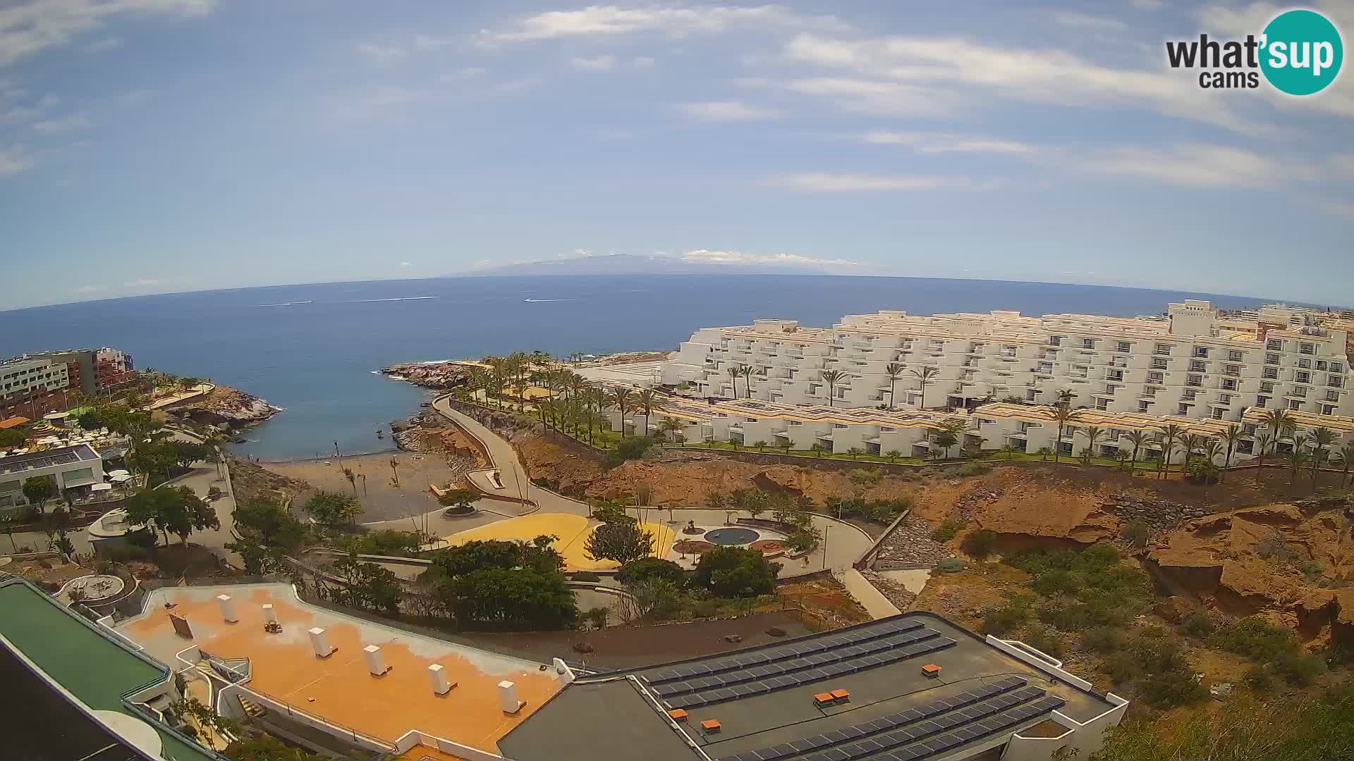 Live-Webcam Las Galgas Strand – Playa Paraiso – Insel La Gomera – Costa Adeje – Teneriffa