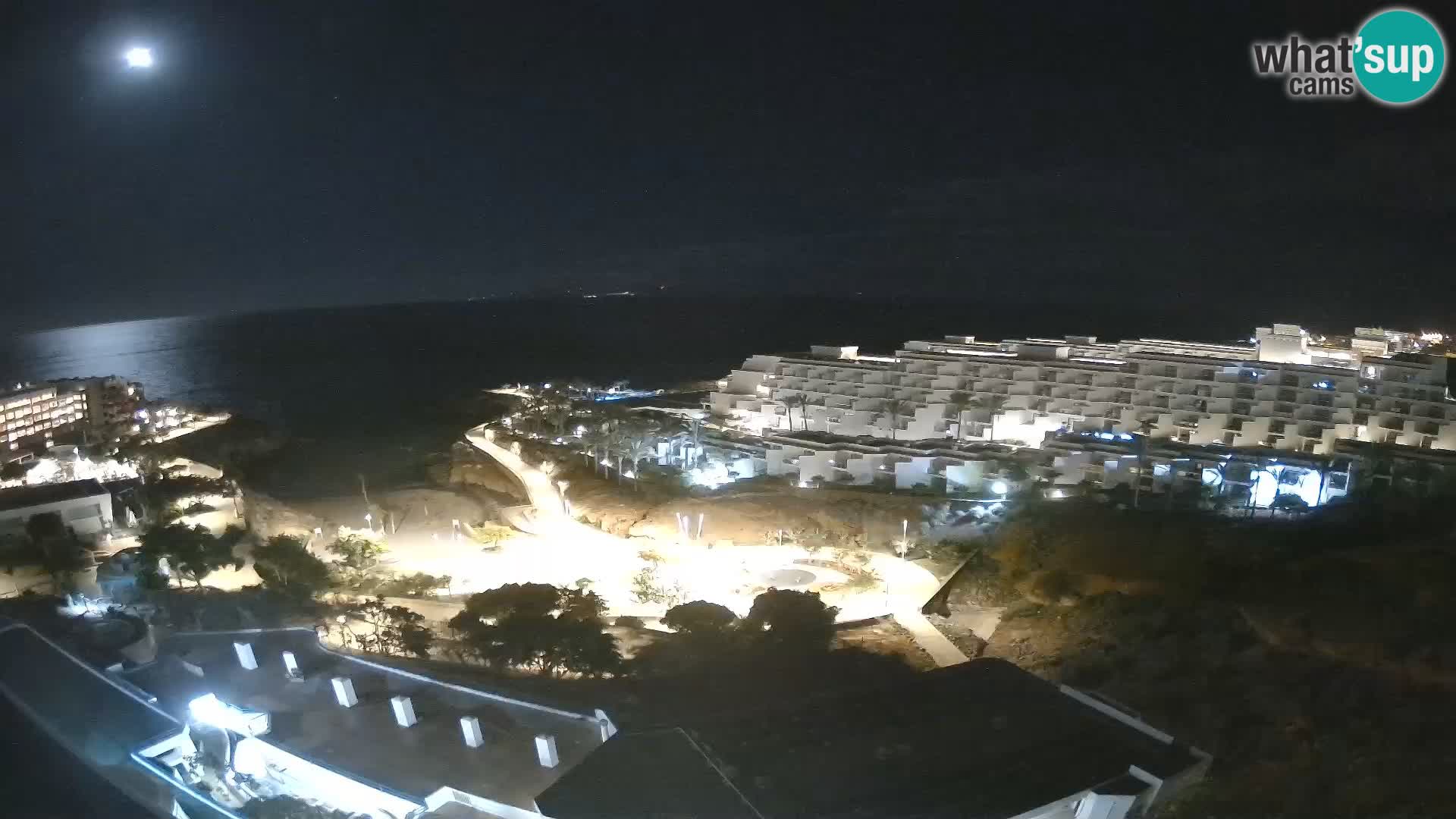 Spletna kamera v živo Las Galgas plaža – Playa Paraiso – otok La Gomera – Costa Adeje – Tenerife