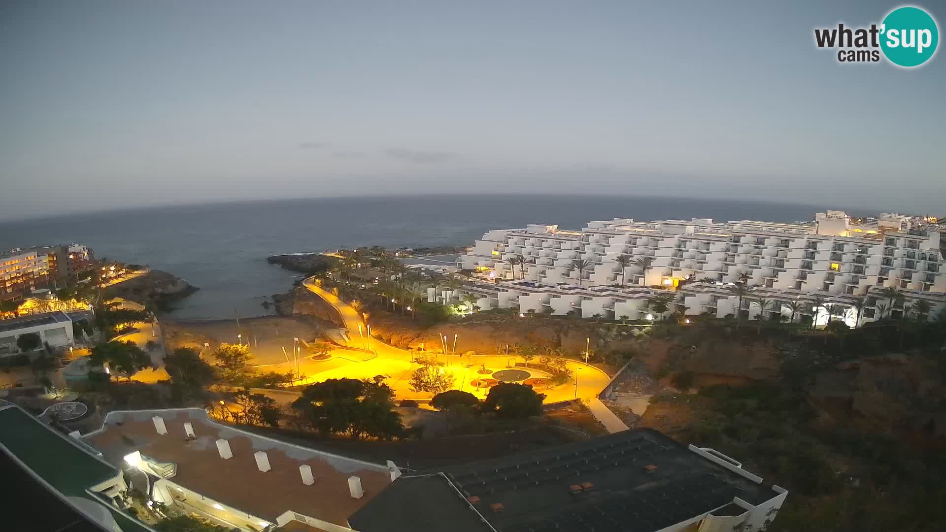 Spletna kamera v živo Las Galgas plaža – Playa Paraiso – otok La Gomera – Costa Adeje – Tenerife