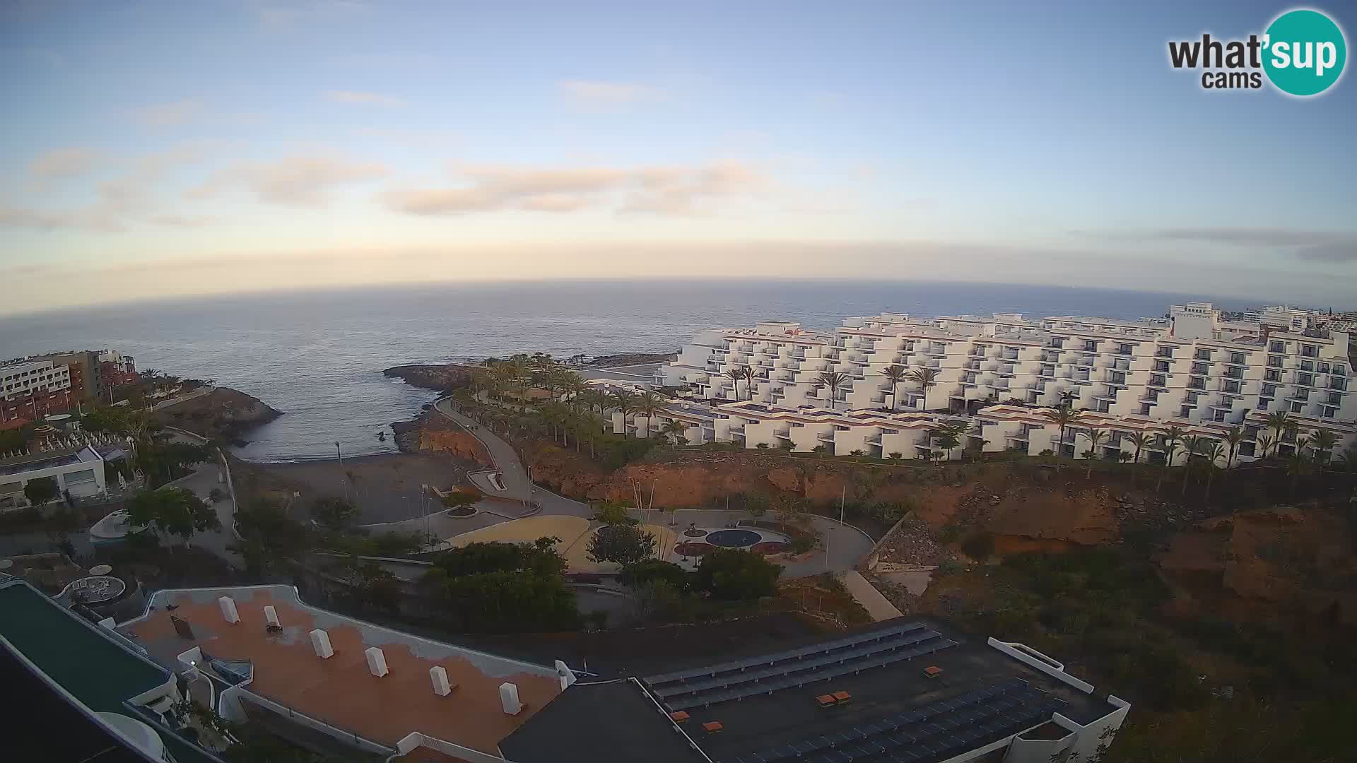 Spletna kamera v živo Las Galgas plaža – Playa Paraiso – otok La Gomera – Costa Adeje – Tenerife