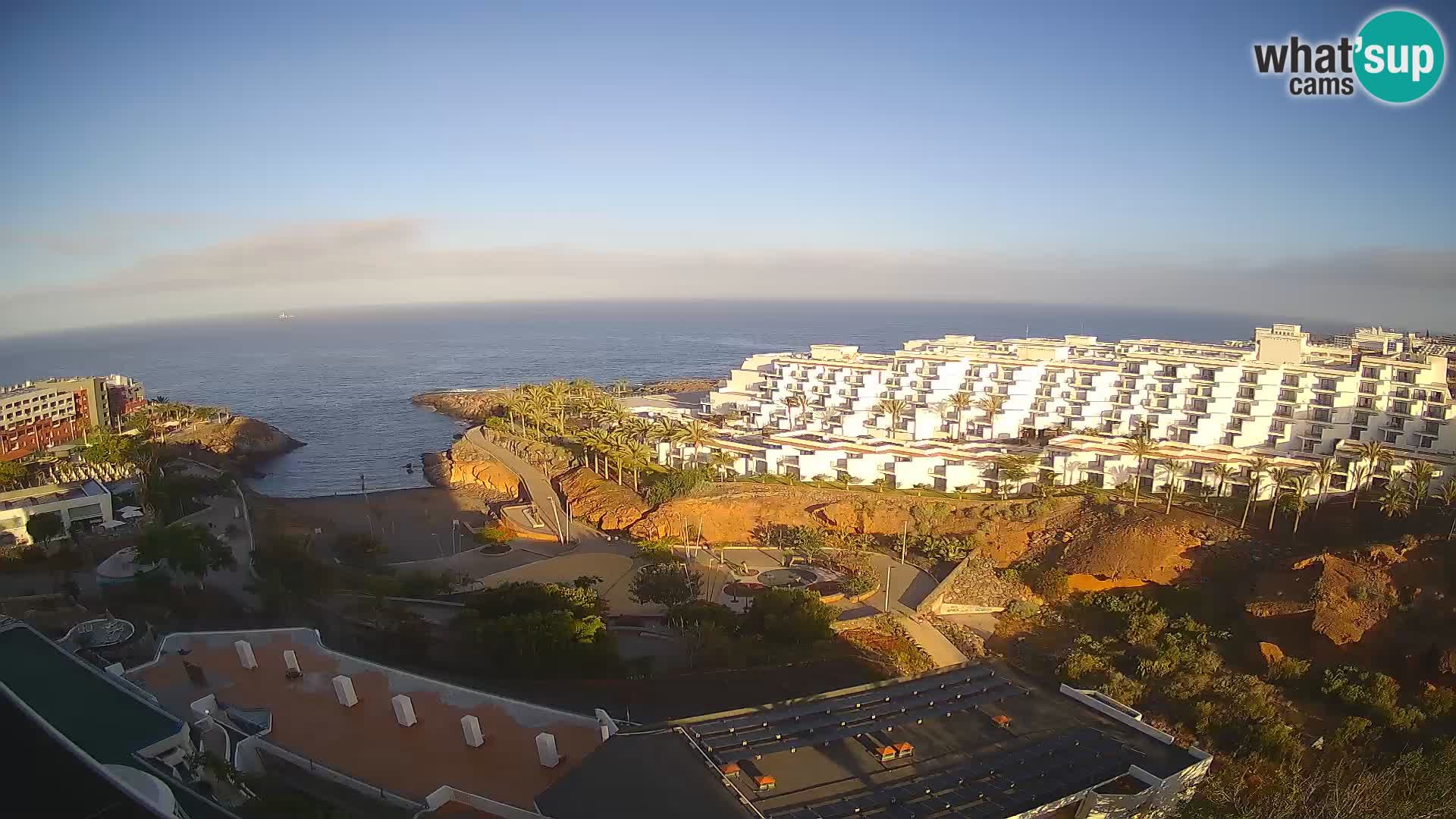Spletna kamera v živo Las Galgas plaža – Playa Paraiso – otok La Gomera – Costa Adeje – Tenerife