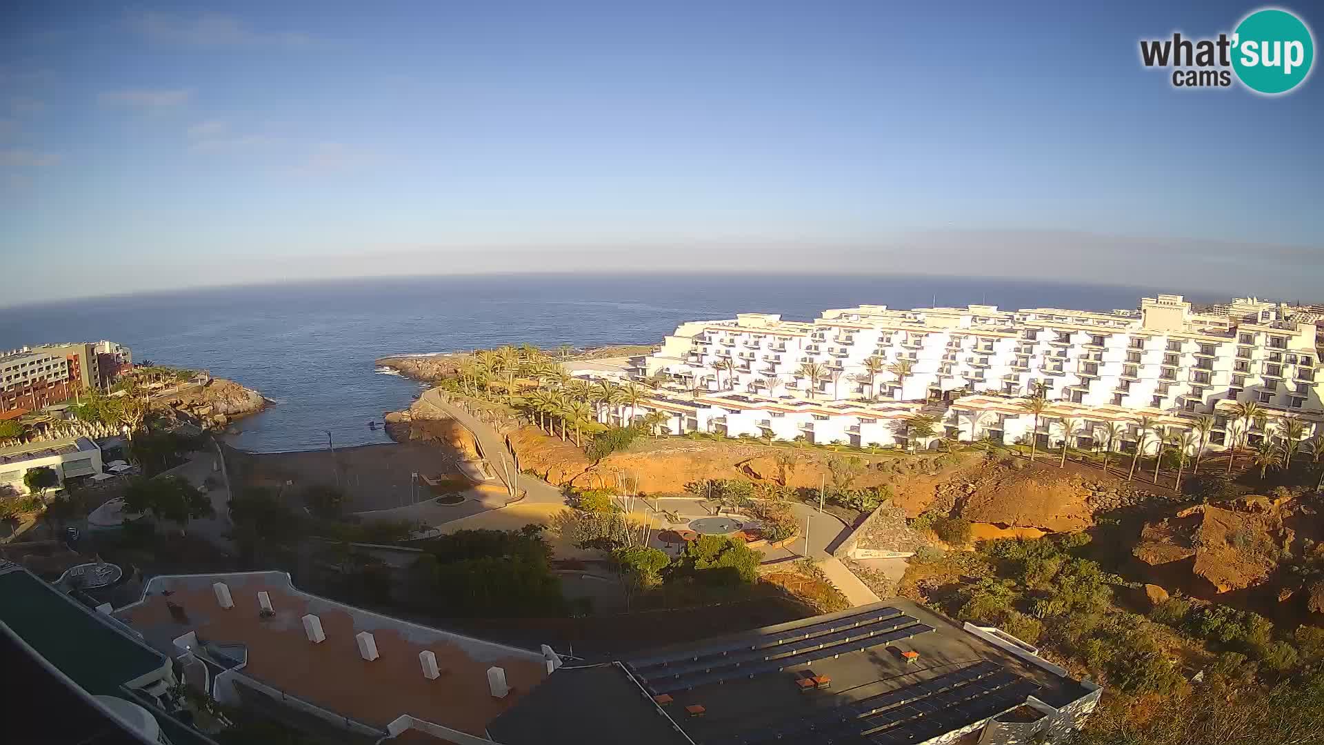 Live webcam Playa de Las Galgas – Playa Paraiso – La Gomera island – Adeje – Tenerife