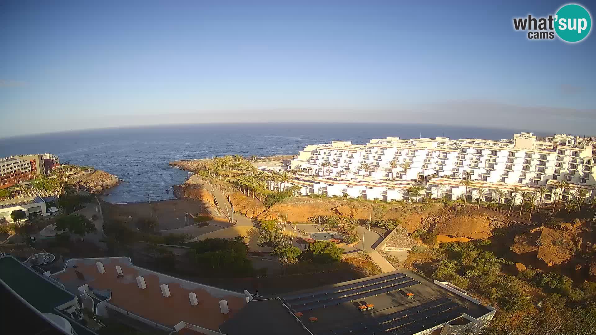 Live webcam Playa de Las Galgas – Playa Paraiso – La Gomera island – Adeje – Tenerife