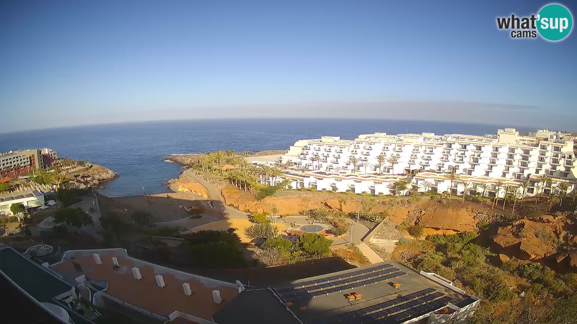 Spletna kamera v živo Las Galgas plaža – Playa Paraiso – otok La Gomera – Costa Adeje – Tenerife