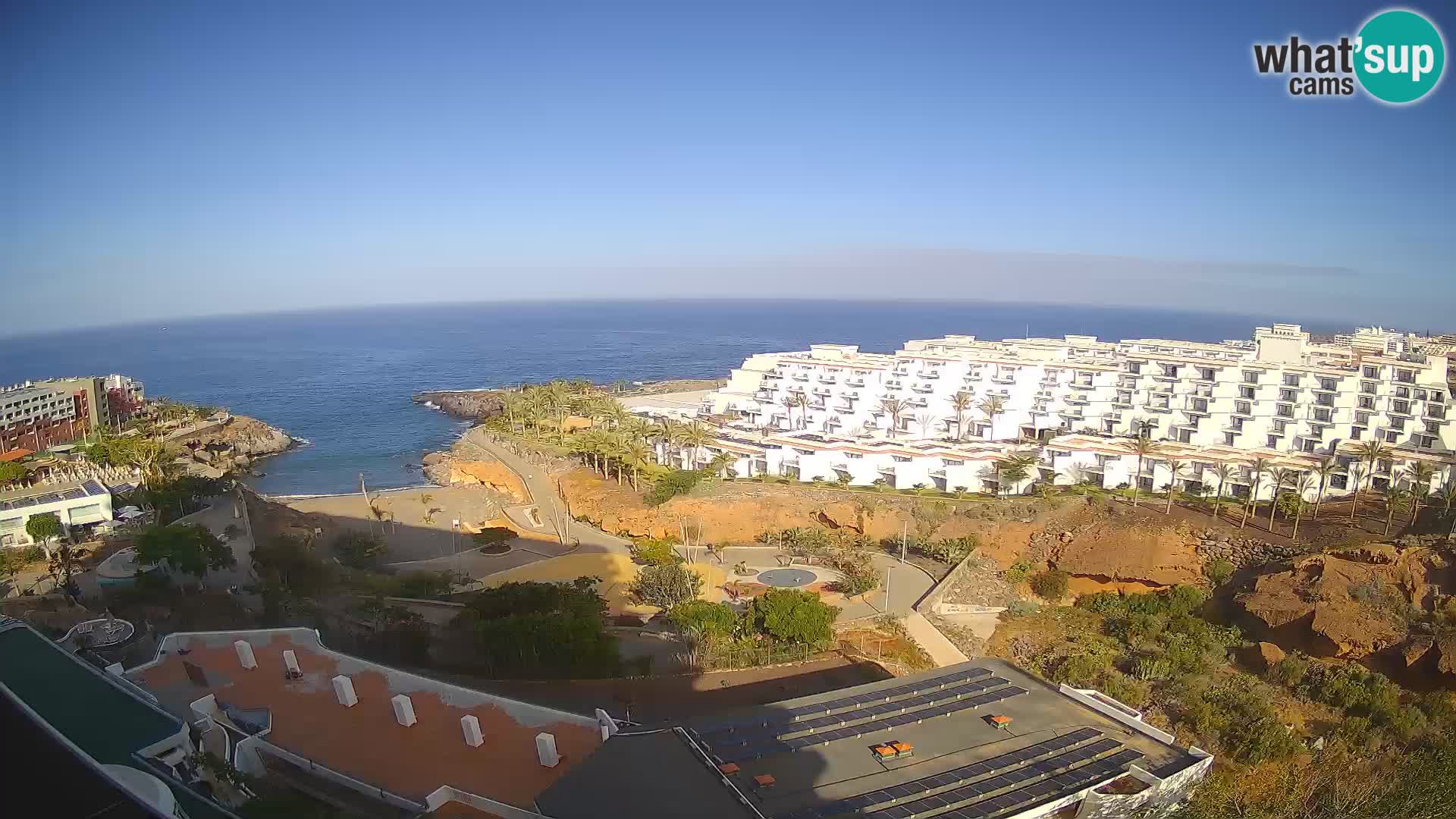 Spletna kamera v živo Las Galgas plaža – Playa Paraiso – otok La Gomera – Costa Adeje – Tenerife