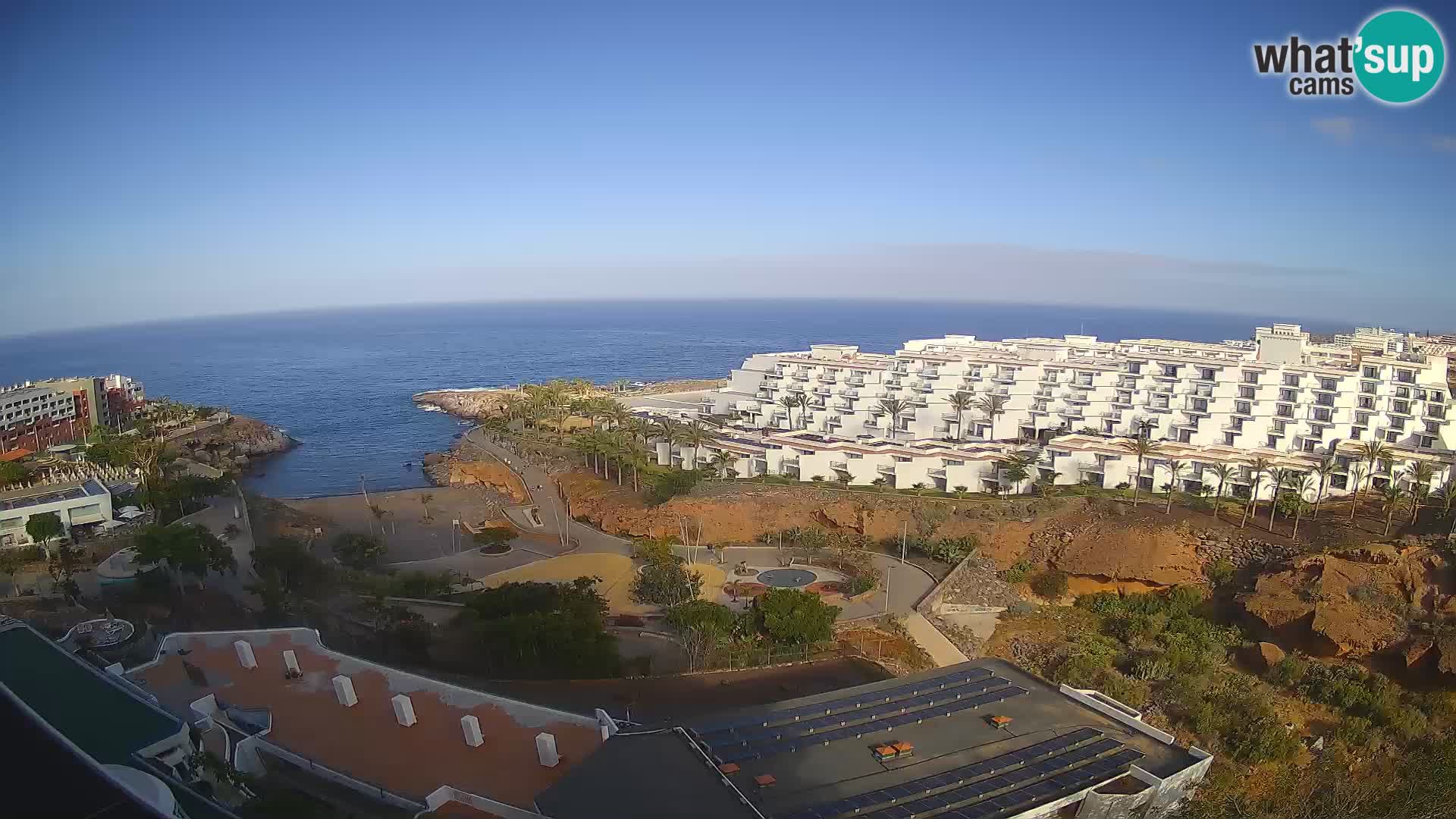 Spletna kamera v živo Las Galgas plaža – Playa Paraiso – otok La Gomera – Costa Adeje – Tenerife