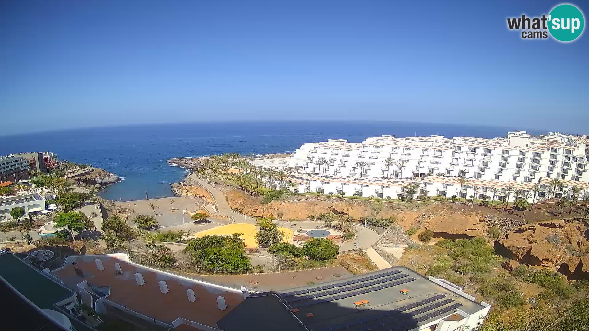Webcam en vivo Playa de Las Galgas – Playa Paraíso – Isla de La Gomera – Costa Adeje – Tenerife
