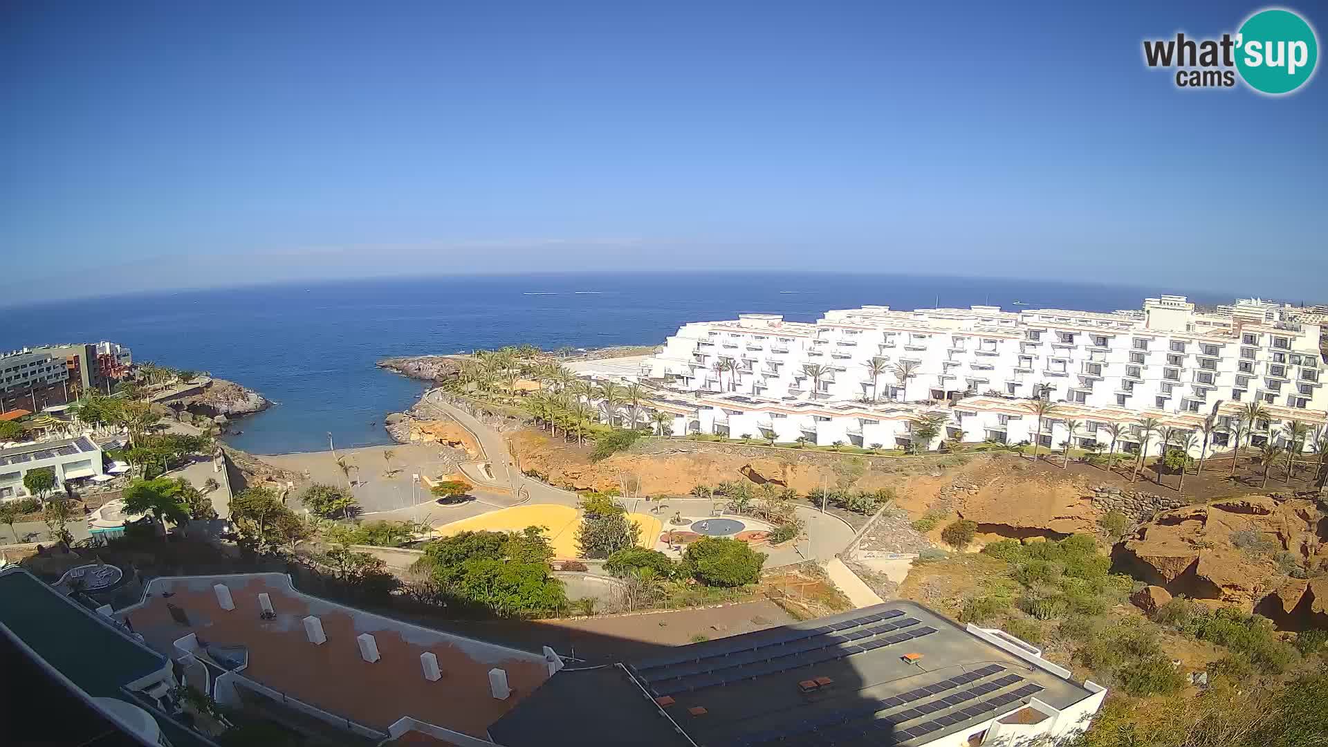 Webcam en direct Playa de Las Galgas – Playa Paraiso – île de La Gomera – Costa Adeje – Tenerife