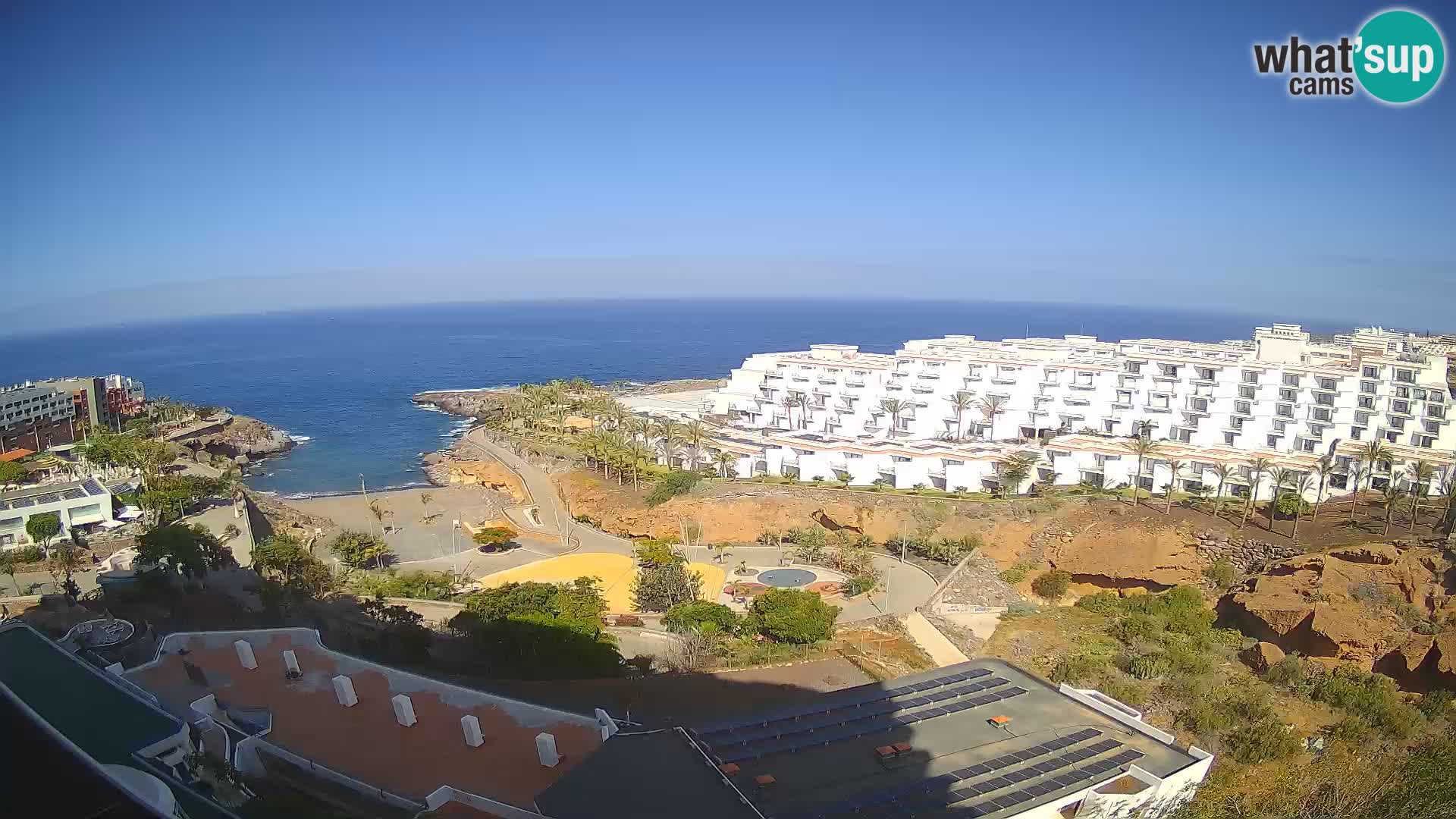 Live-Webcam Las Galgas Strand – Playa Paraiso – Insel La Gomera – Costa Adeje – Teneriffa