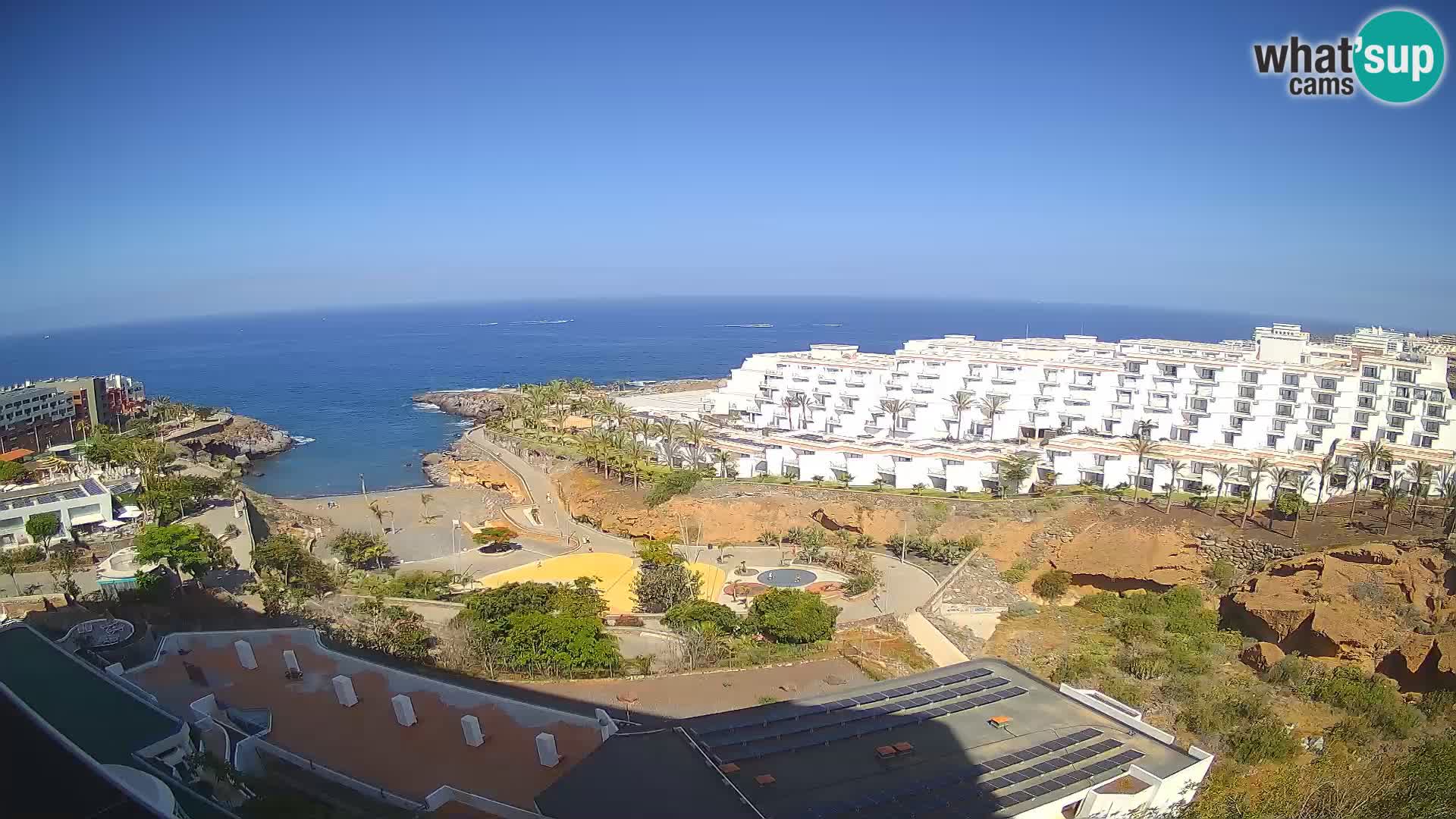 Webcam en vivo Playa de Las Galgas – Playa Paraíso – Isla de La Gomera – Costa Adeje – Tenerife