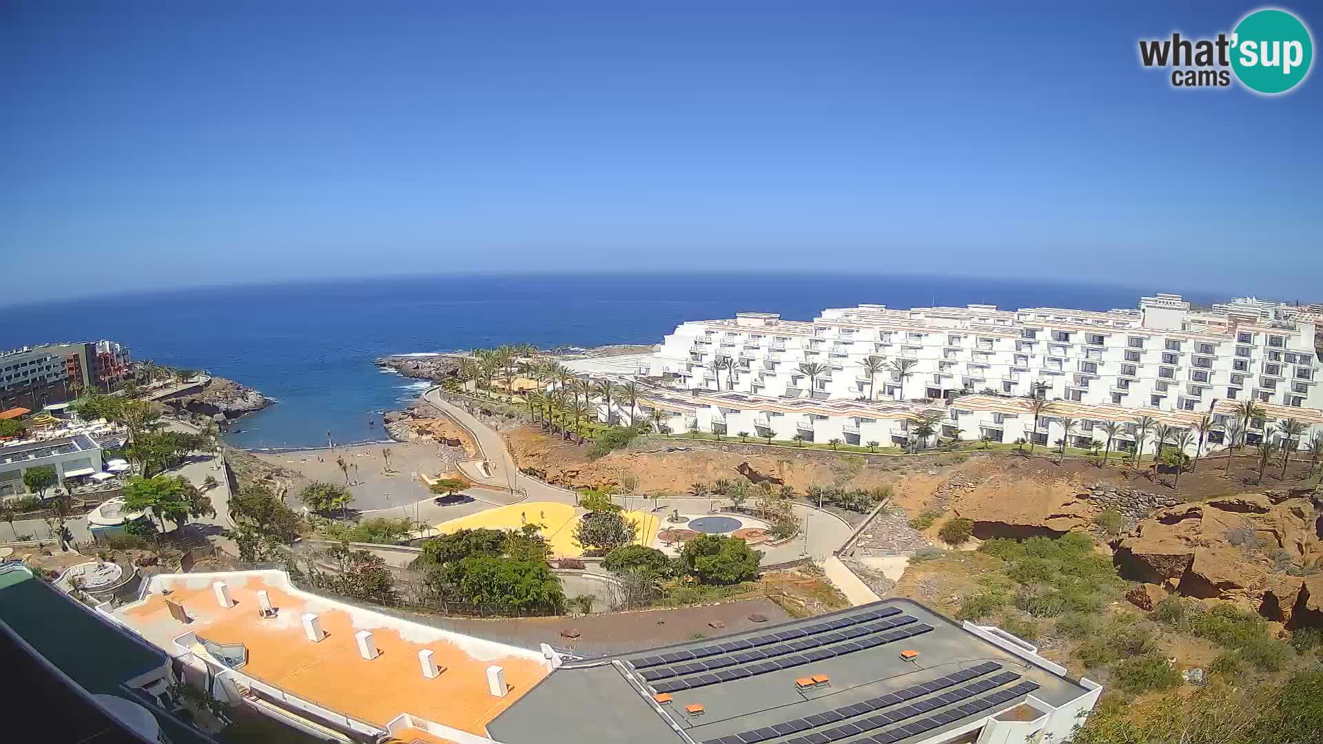 Web kamera uživo Playa de Las Galgas – Playa Paraiso – otok La Gomera – Costa Adeje – Tenerife