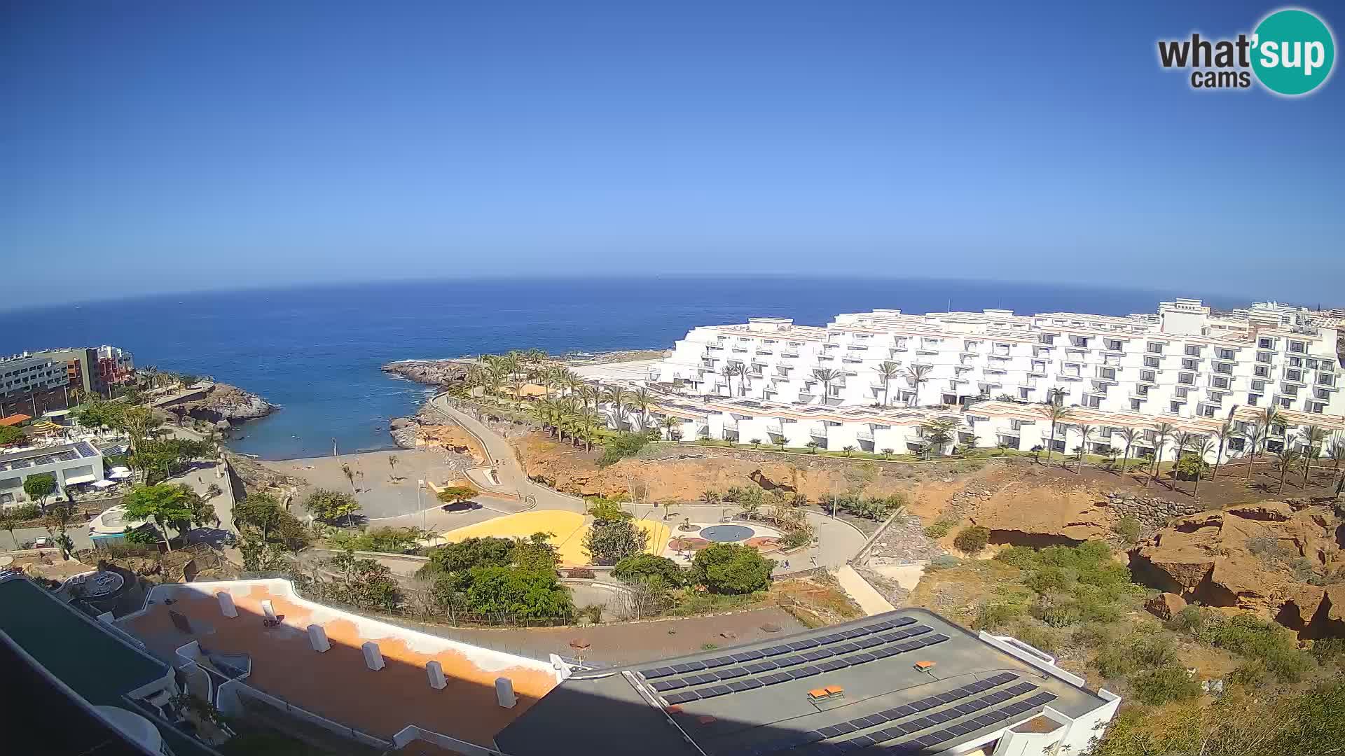 Live-Webcam Las Galgas Strand – Playa Paraiso – Insel La Gomera – Costa Adeje – Teneriffa