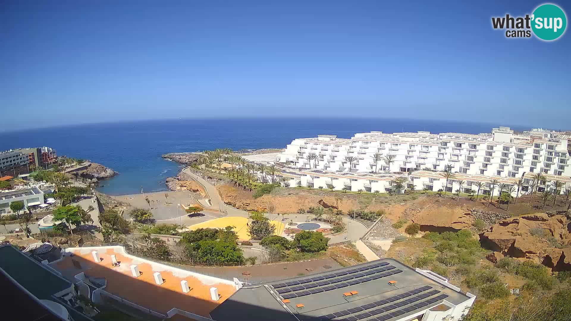 Live-Webcam Las Galgas Strand – Playa Paraiso – Insel La Gomera – Costa Adeje – Teneriffa