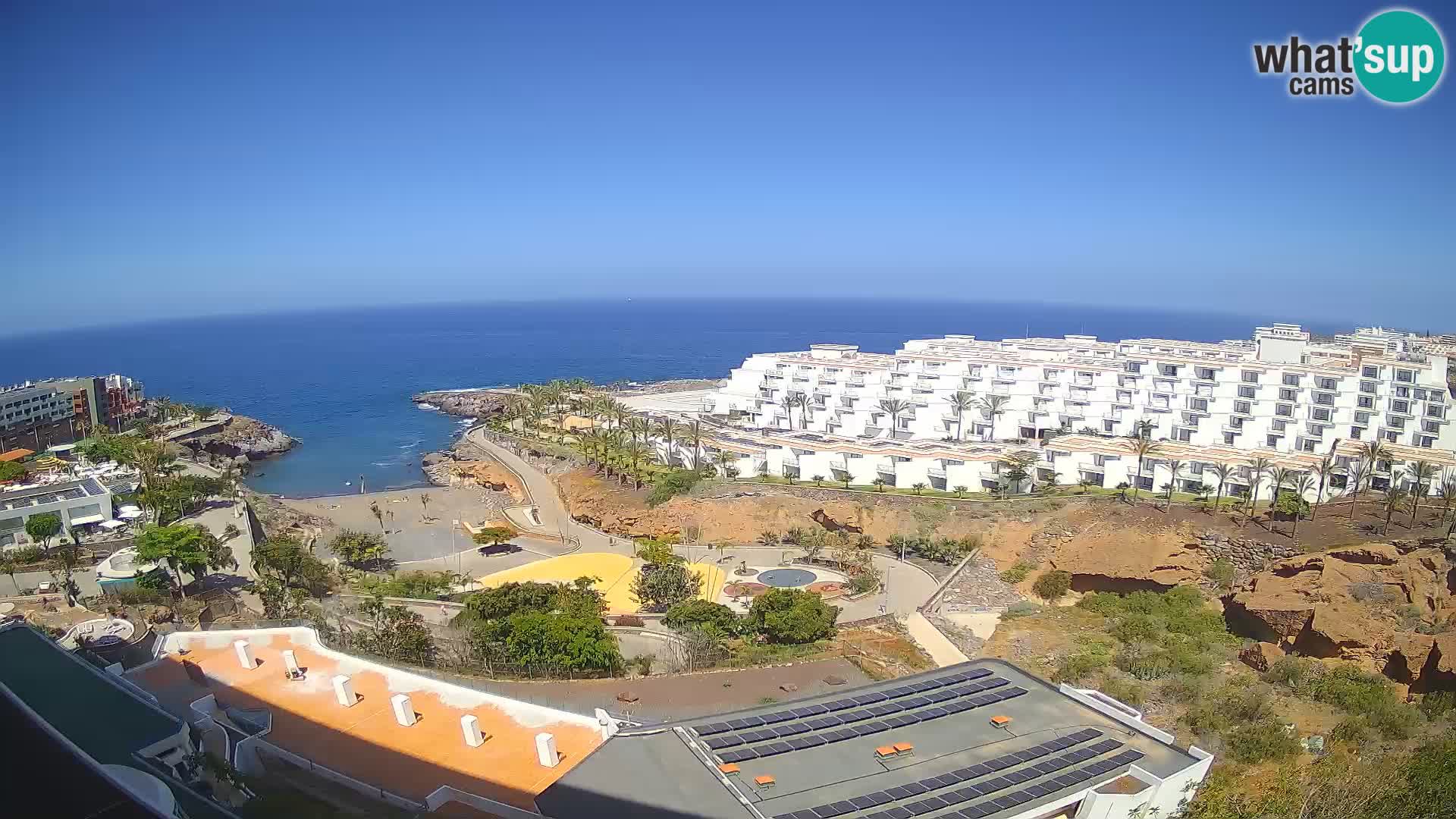 Live-Webcam Las Galgas Strand – Playa Paraiso – Insel La Gomera – Costa Adeje – Teneriffa
