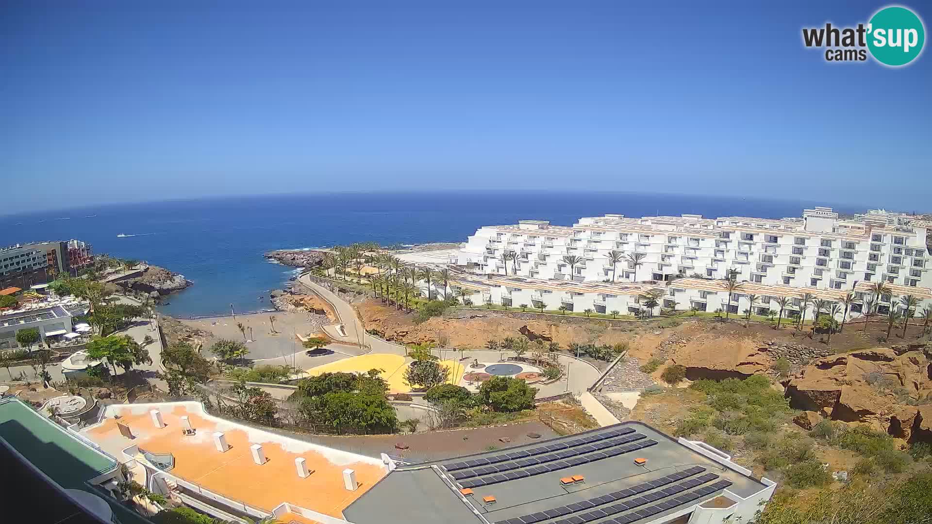Webcam en vivo Playa de Las Galgas – Playa Paraíso – Isla de La Gomera – Costa Adeje – Tenerife