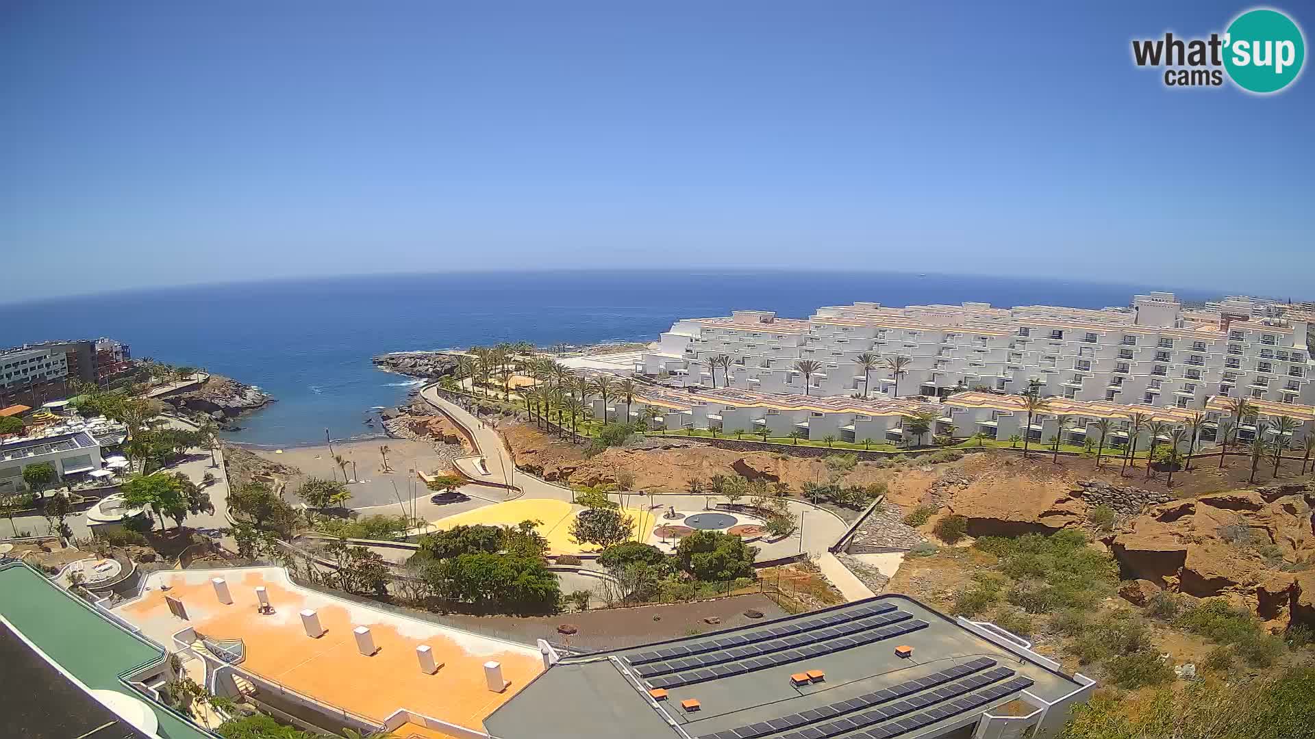 Web kamera uživo Playa de Las Galgas – Playa Paraiso – otok La Gomera – Costa Adeje – Tenerife
