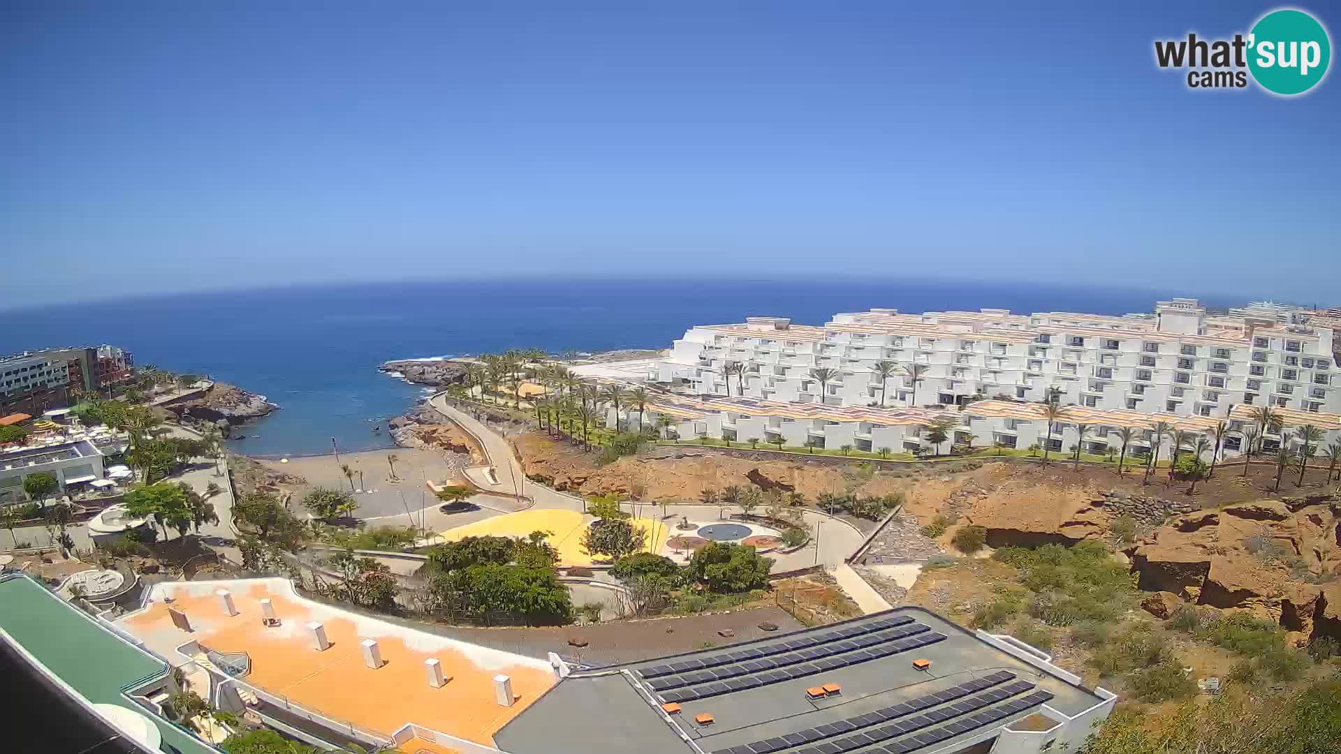 Webcam en vivo Playa de Las Galgas – Playa Paraíso – Isla de La Gomera – Costa Adeje – Tenerife