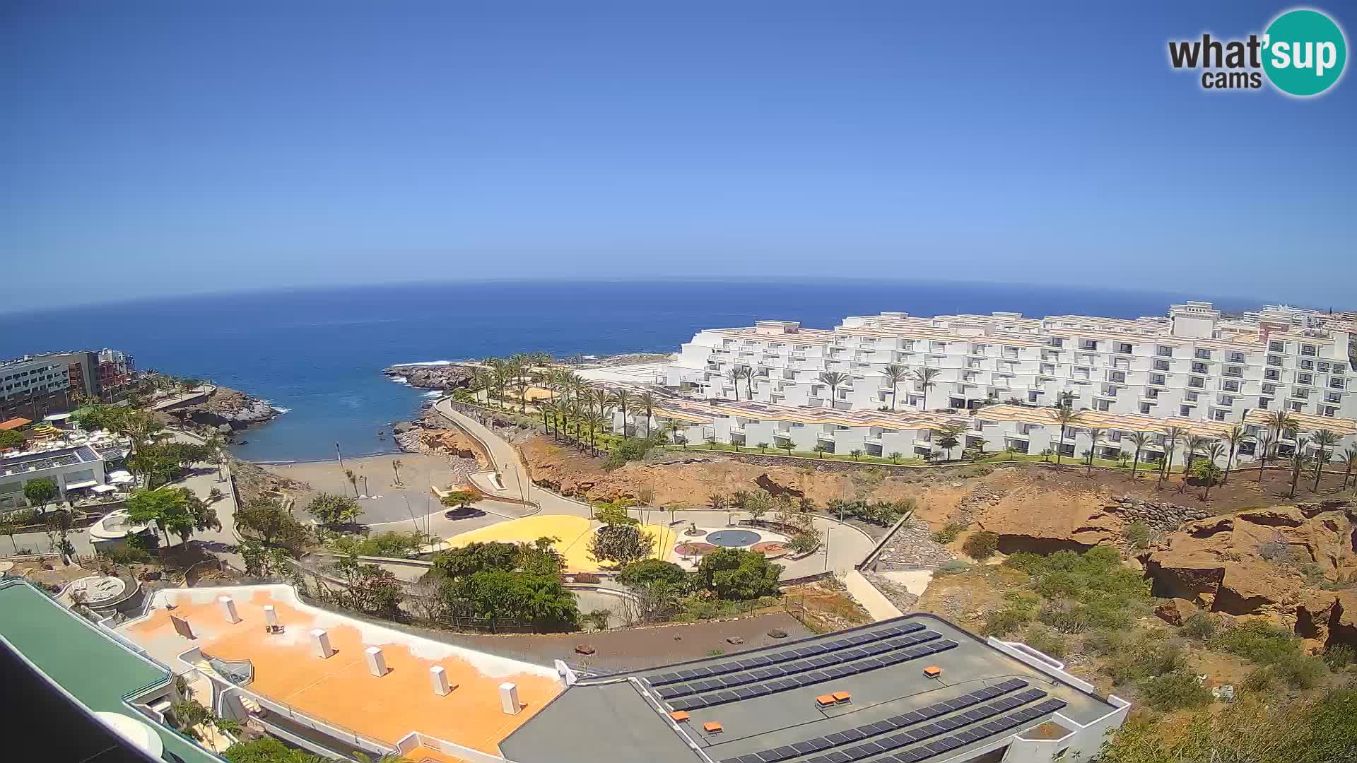 Live-Webcam Las Galgas Strand – Playa Paraiso – Insel La Gomera – Costa Adeje – Teneriffa