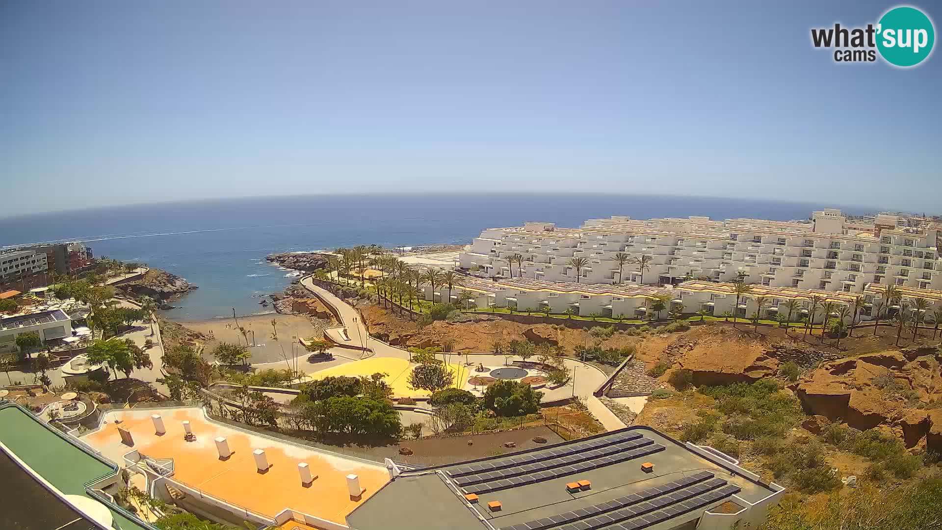 Live-Webcam Las Galgas Strand – Playa Paraiso – Insel La Gomera – Costa Adeje – Teneriffa