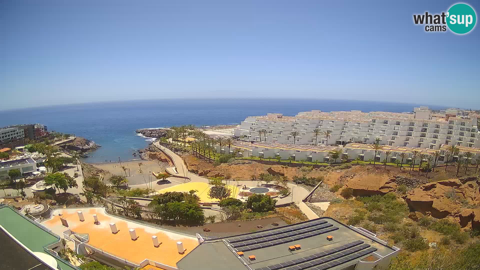 Live-Webcam Las Galgas Strand – Playa Paraiso – Insel La Gomera – Costa Adeje – Teneriffa