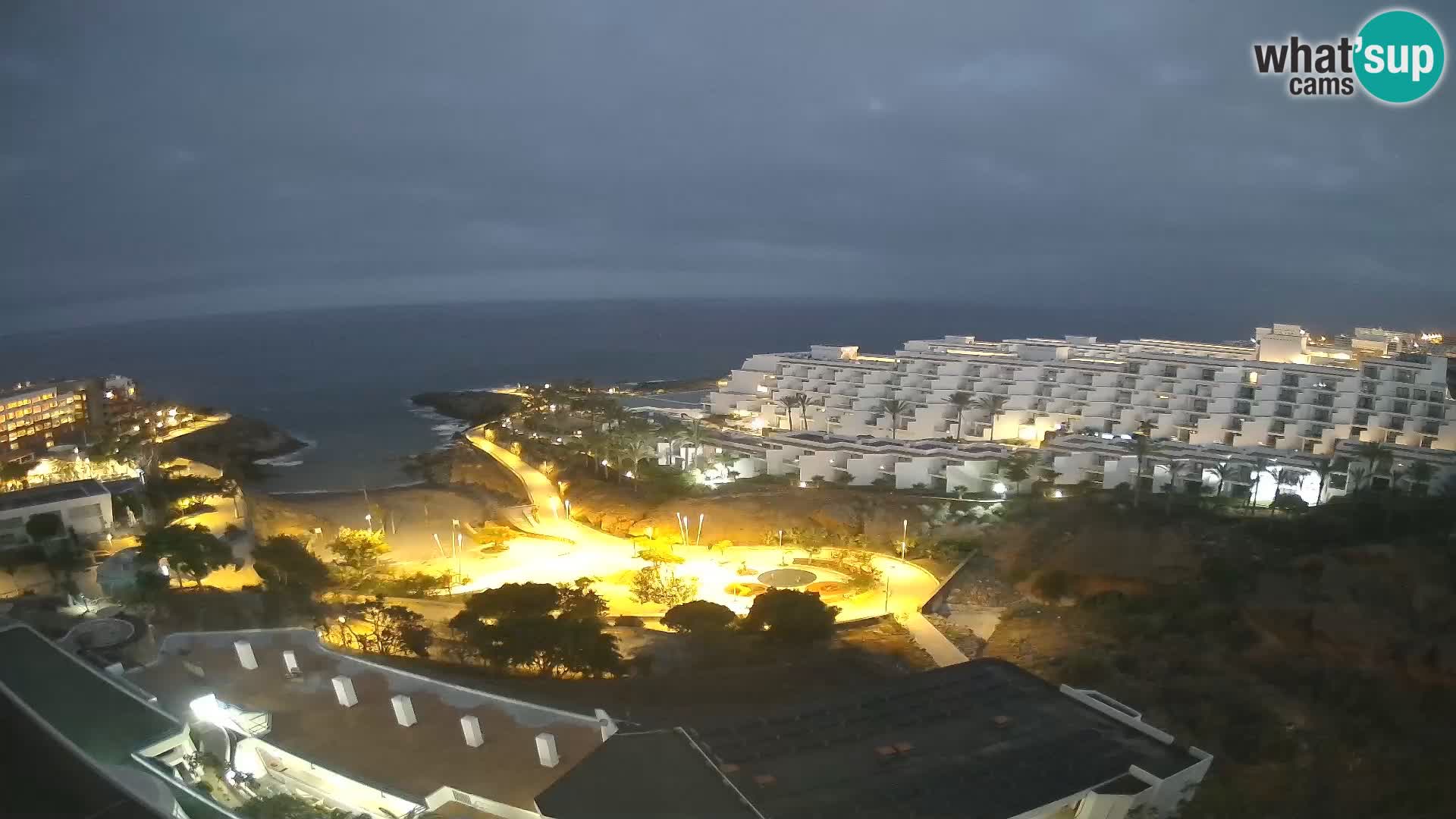 Live webcam Playa de Las Galgas – Playa Paraiso – La Gomera island – Adeje – Tenerife