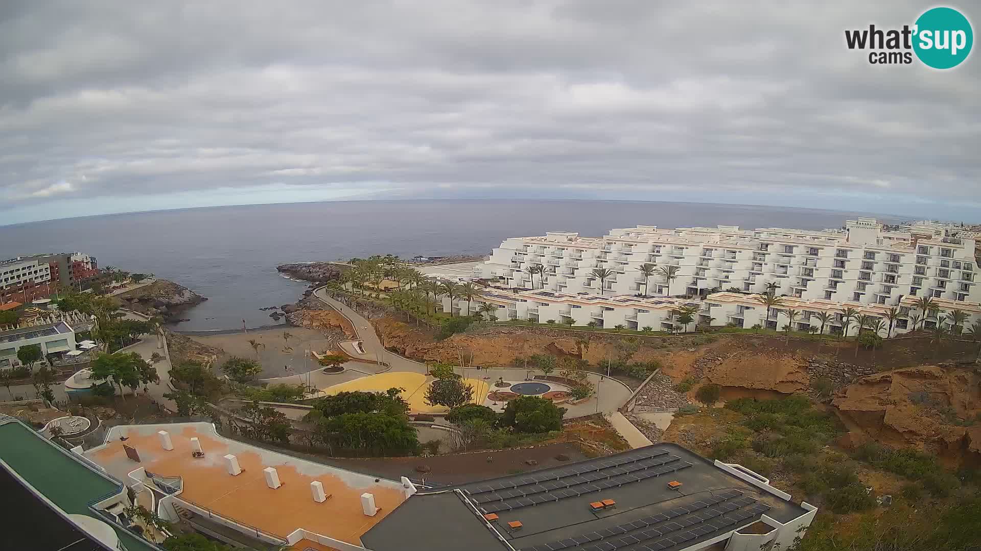 Spletna kamera v živo Las Galgas plaža – Playa Paraiso – otok La Gomera – Costa Adeje – Tenerife