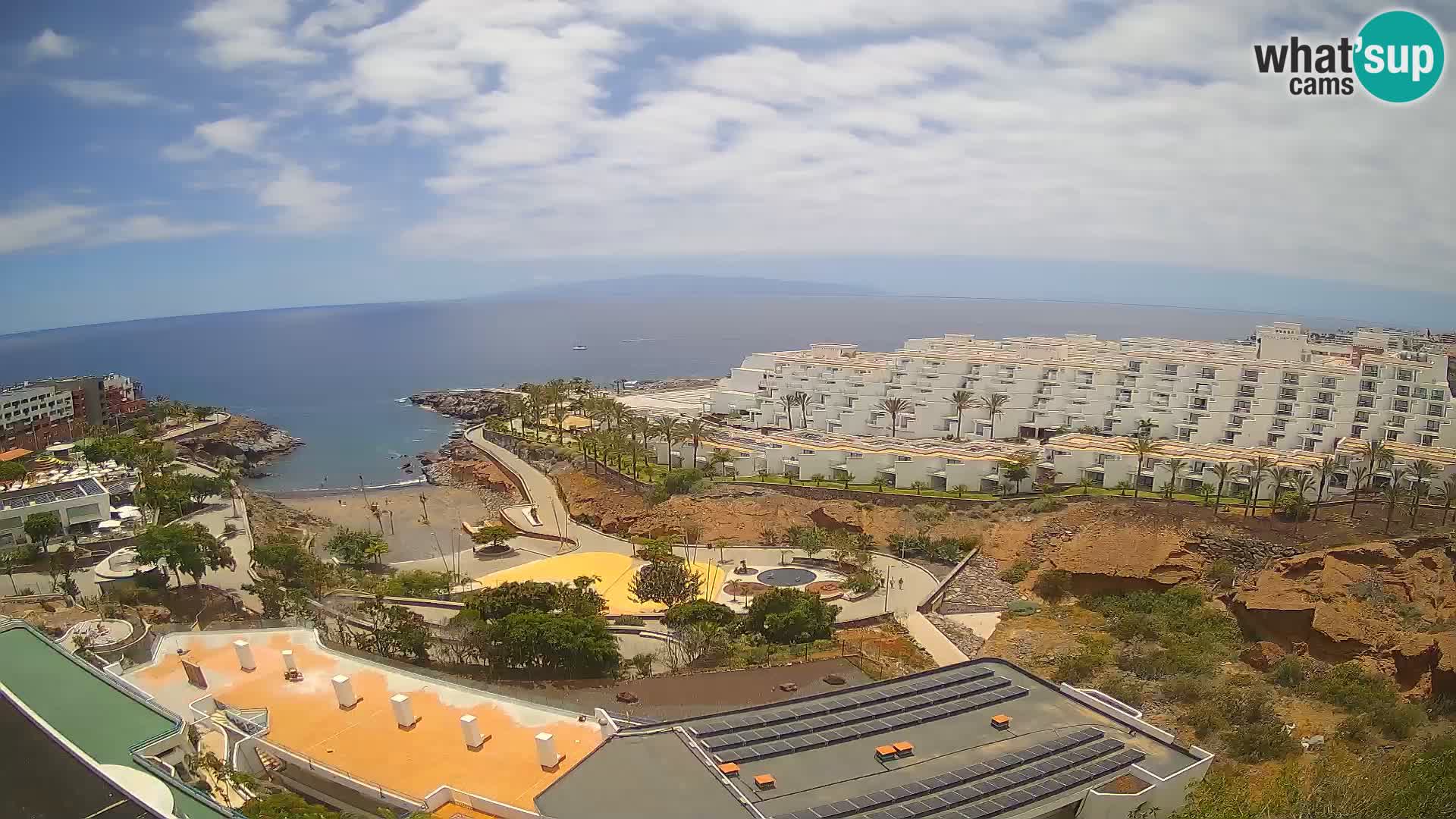 Web kamera uživo Playa de Las Galgas – Playa Paraiso – otok La Gomera – Costa Adeje – Tenerife