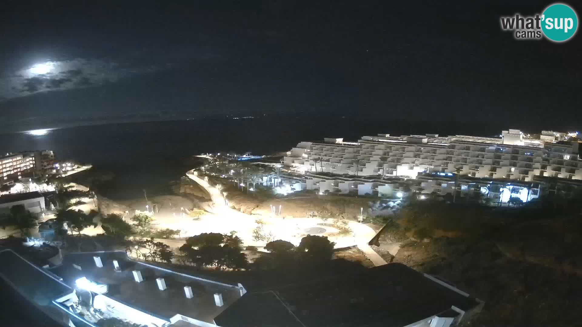 Spletna kamera v živo Las Galgas plaža – Playa Paraiso – otok La Gomera – Costa Adeje – Tenerife