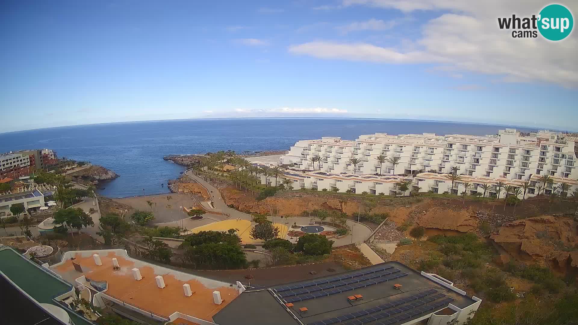 Live-Webcam Las Galgas Strand – Playa Paraiso – Insel La Gomera – Costa Adeje – Teneriffa