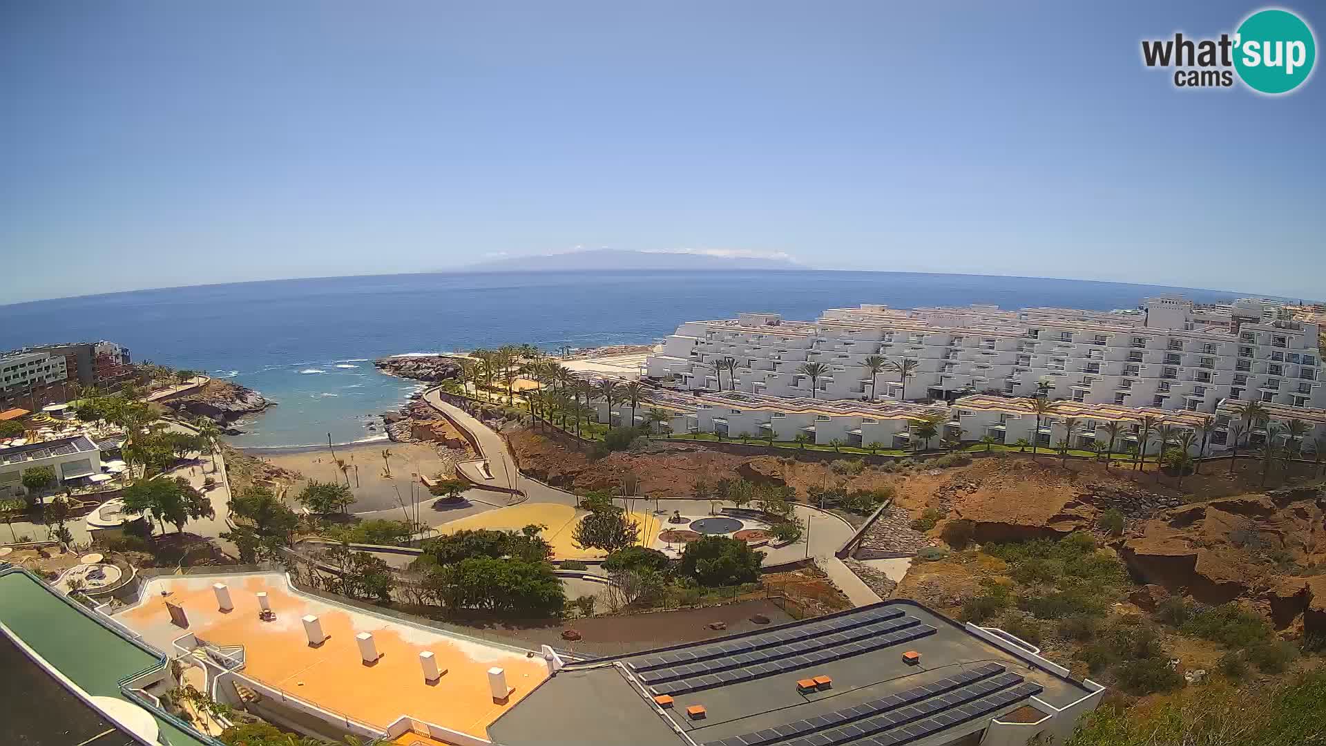 Live-Webcam Las Galgas Strand – Playa Paraiso – Insel La Gomera – Costa Adeje – Teneriffa