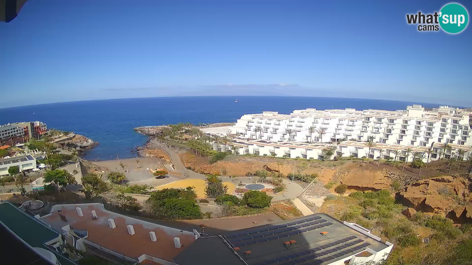 Live-Webcam Las Galgas Strand – Playa Paraiso – Insel La Gomera – Costa Adeje – Teneriffa